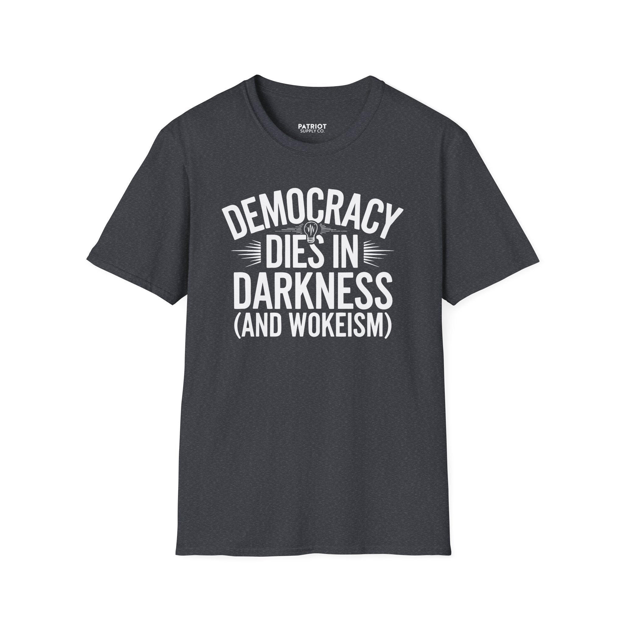 Democracy Dies In Darkness - Conservative Truth and Transparency T-Shirt