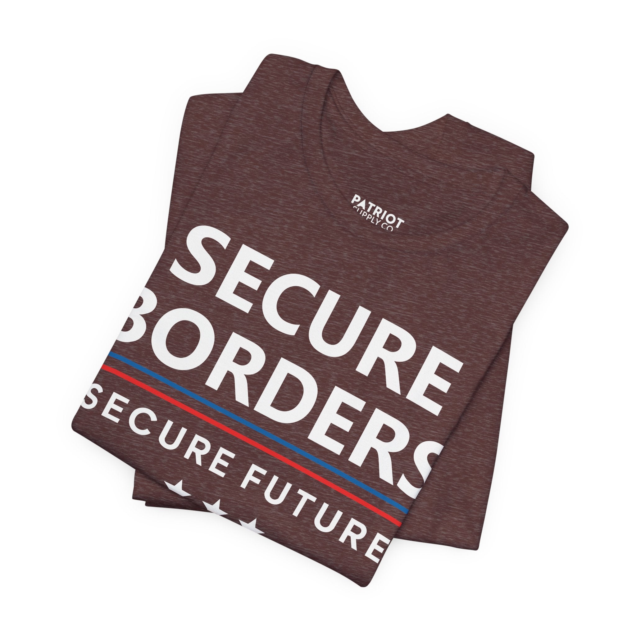 Secure Borders T-Shirt - Immigration Control Statement Tee | Conservative Border Security Apparel