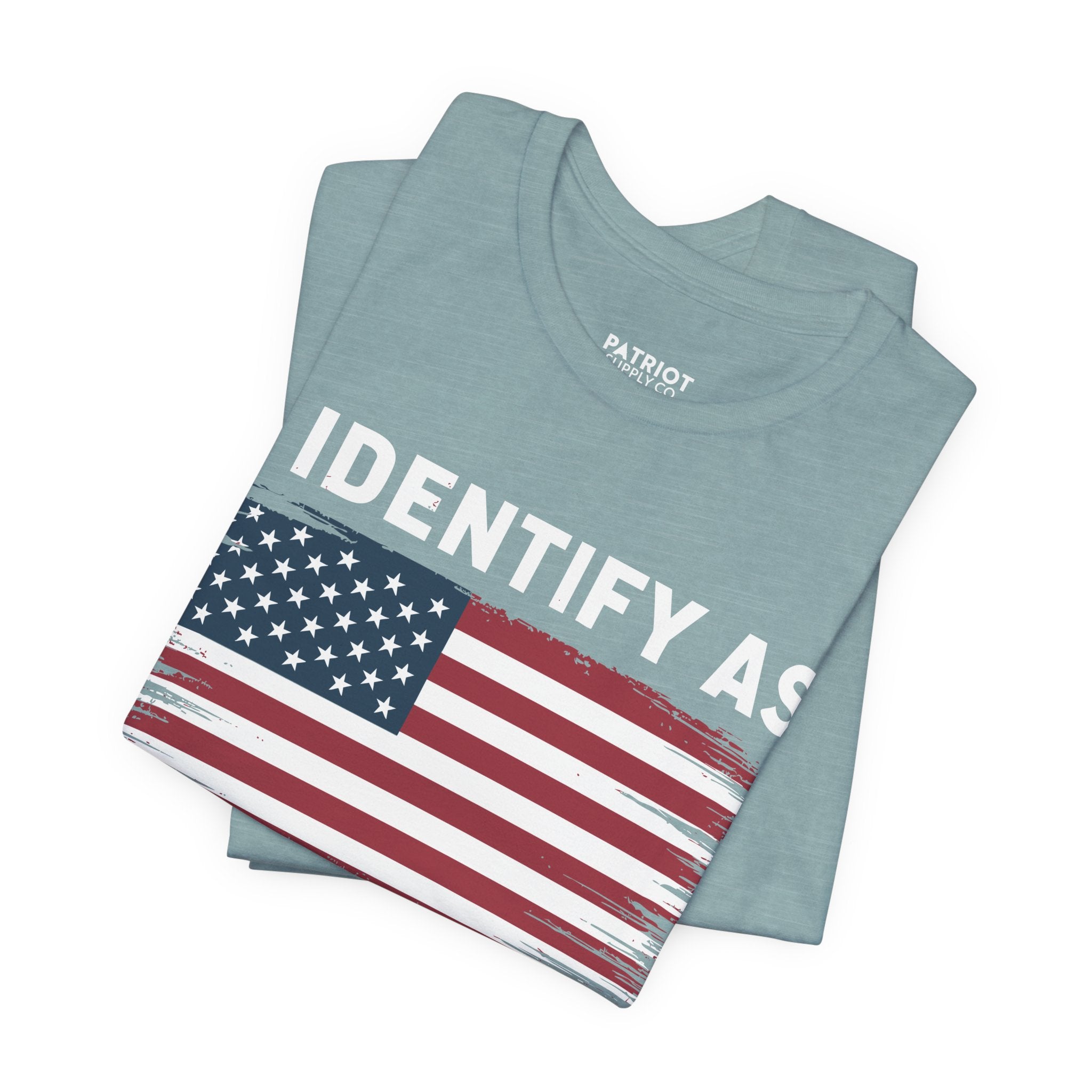 I Identify as Ultra MAGA T-Shirt - Conservative Identity Statement Tee | Patriotic Political Pride Apparel