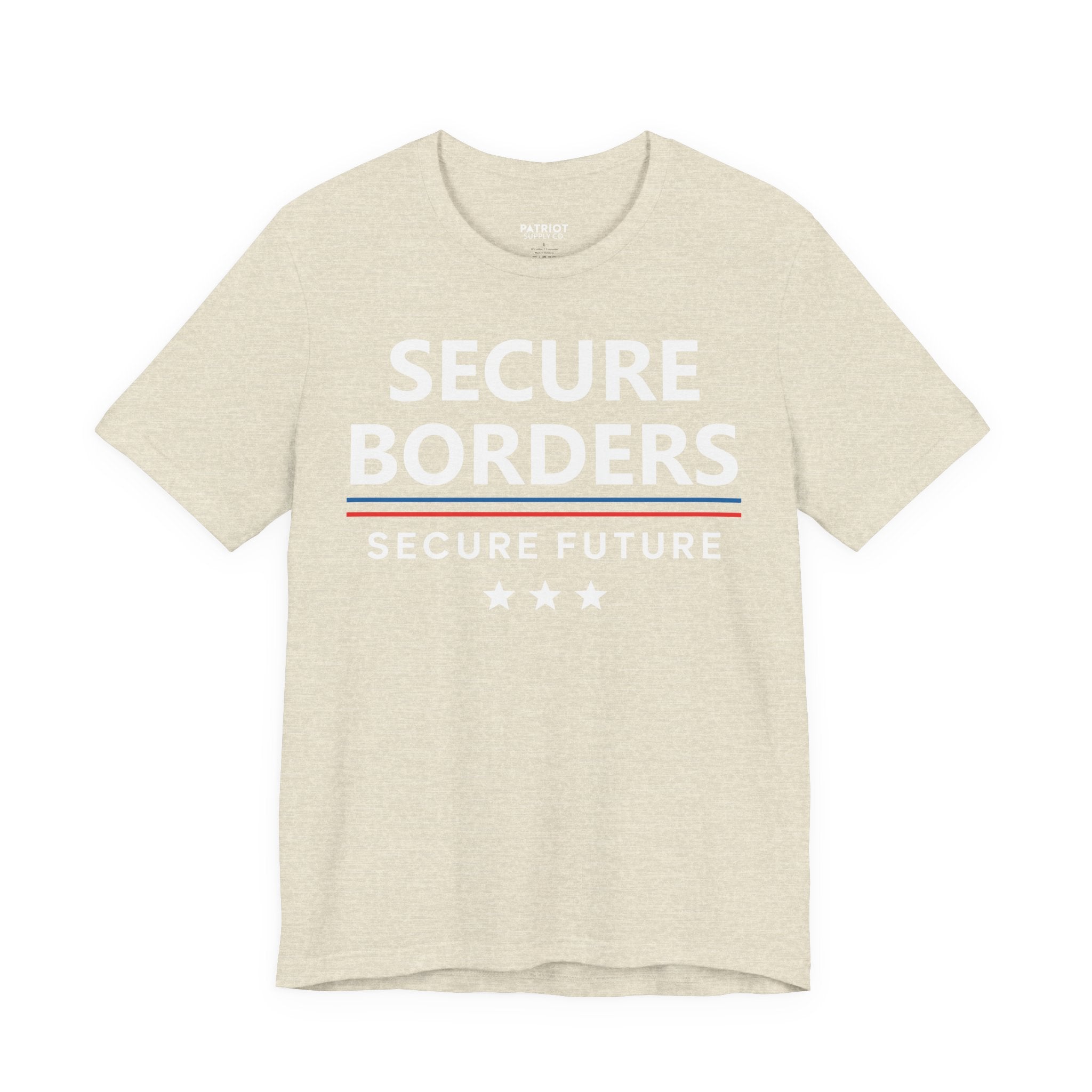 Secure Borders T-Shirt - Immigration Control Statement Tee | Conservative Border Security Apparel