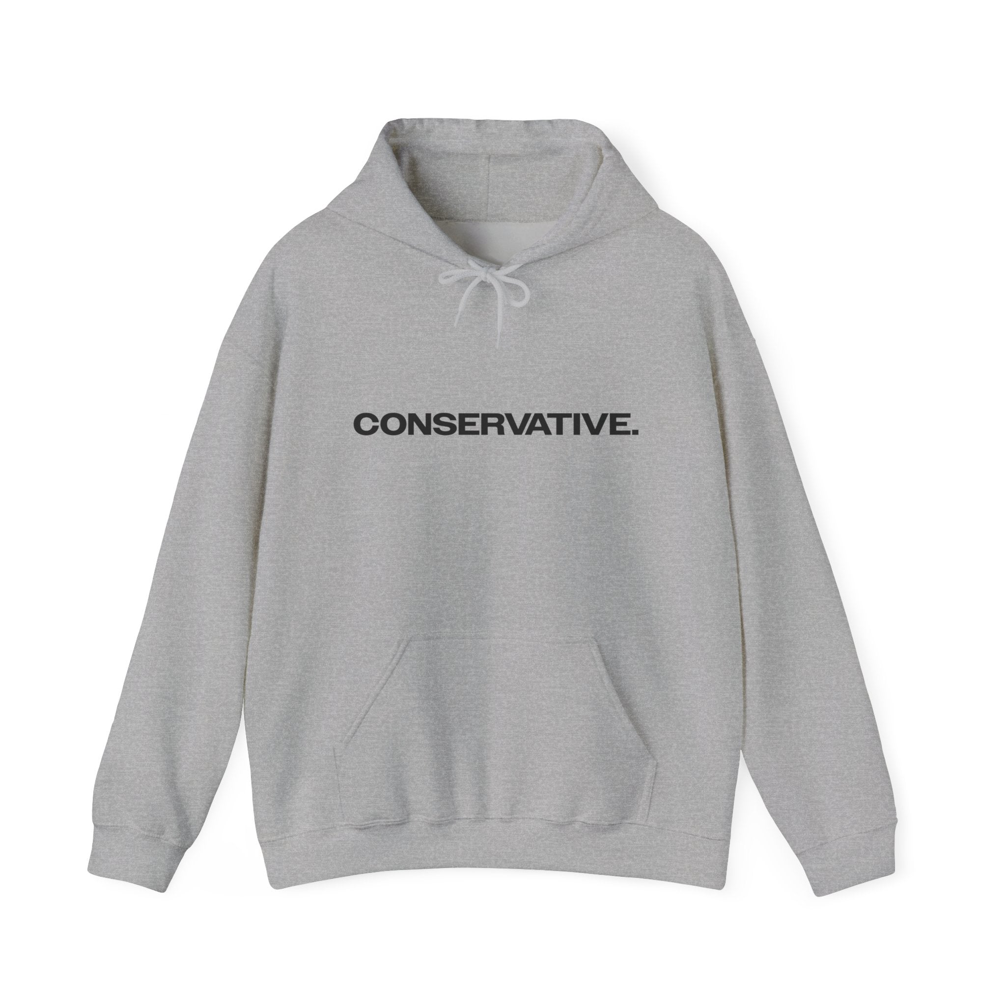 Conservative Message Hooded Sweatshirt - Patriotic Statement Comfort Wear