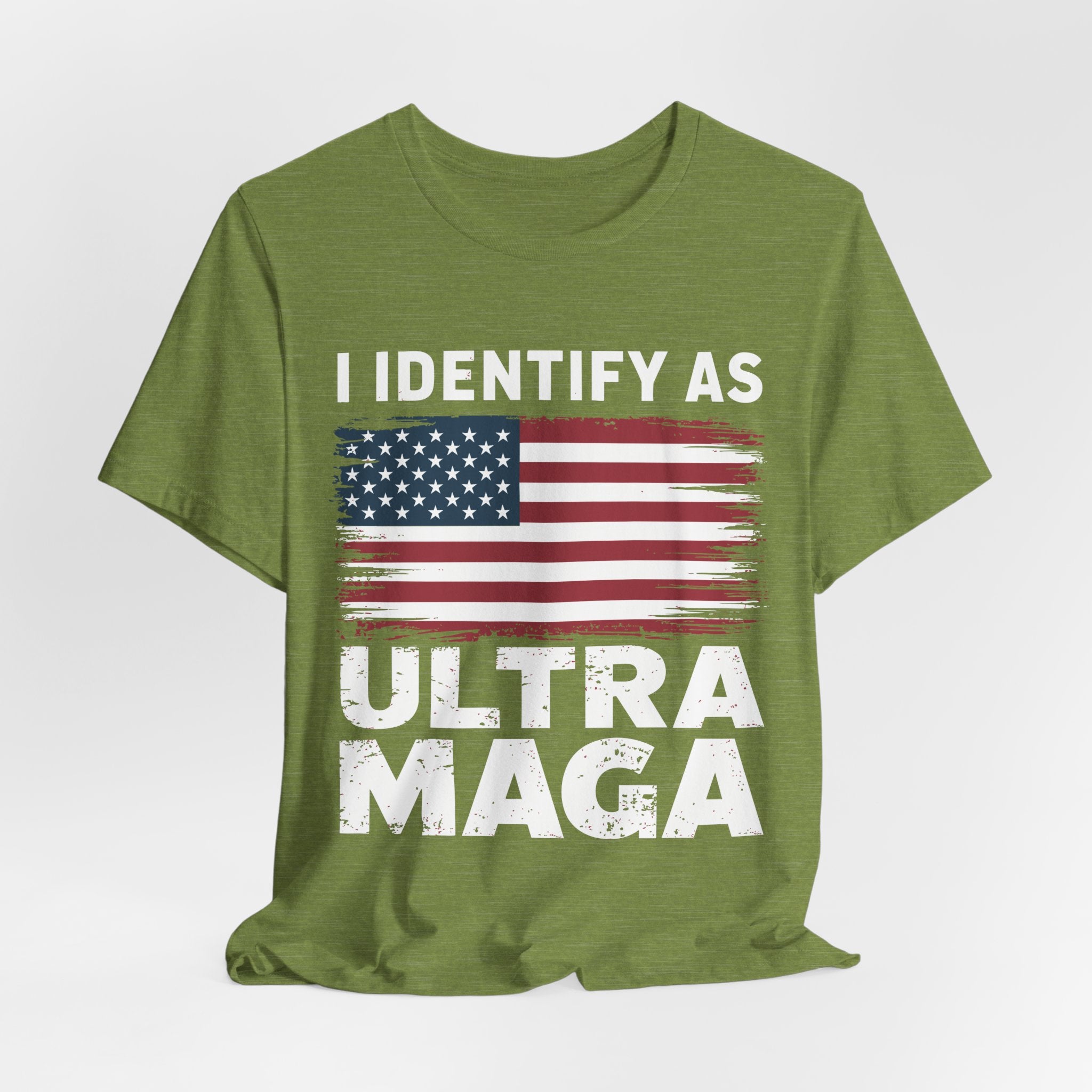 I Identify as Ultra MAGA T-Shirt - Conservative Identity Statement Tee | Patriotic Political Pride Apparel
