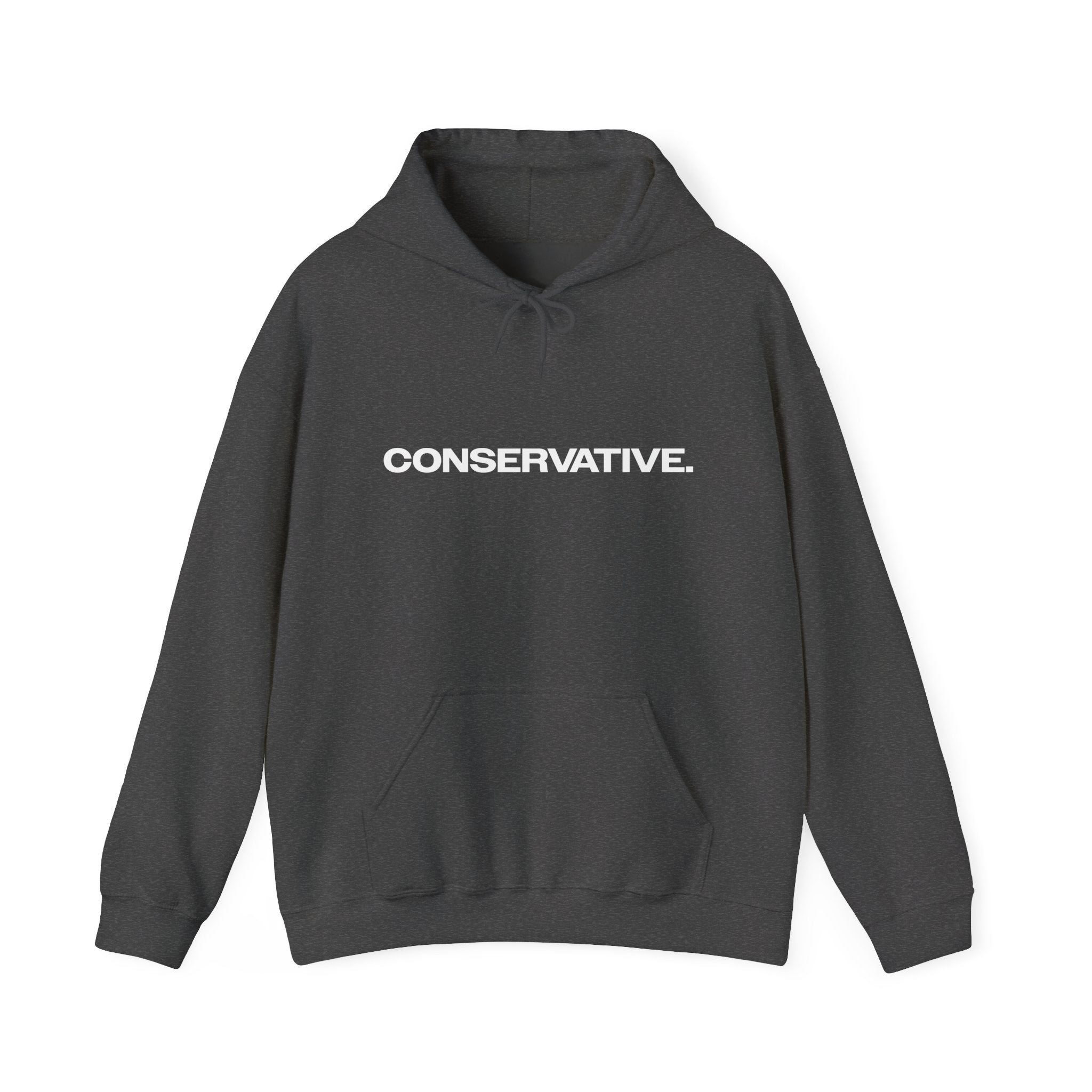 Conservative Message Hooded Sweatshirt - Patriotic Statement Comfort Wear