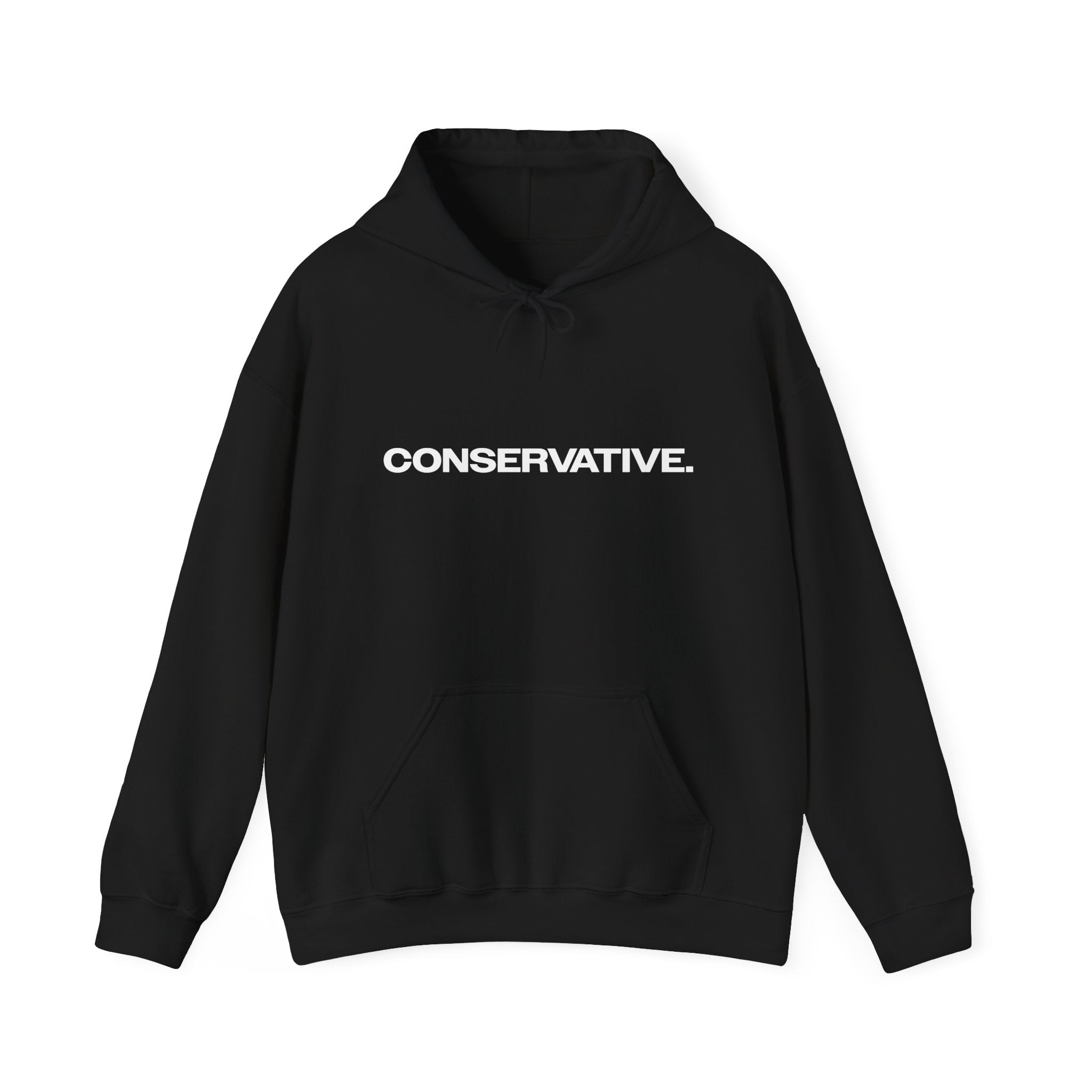 Conservative Message Hooded Sweatshirt - Patriotic Statement Comfort Wear