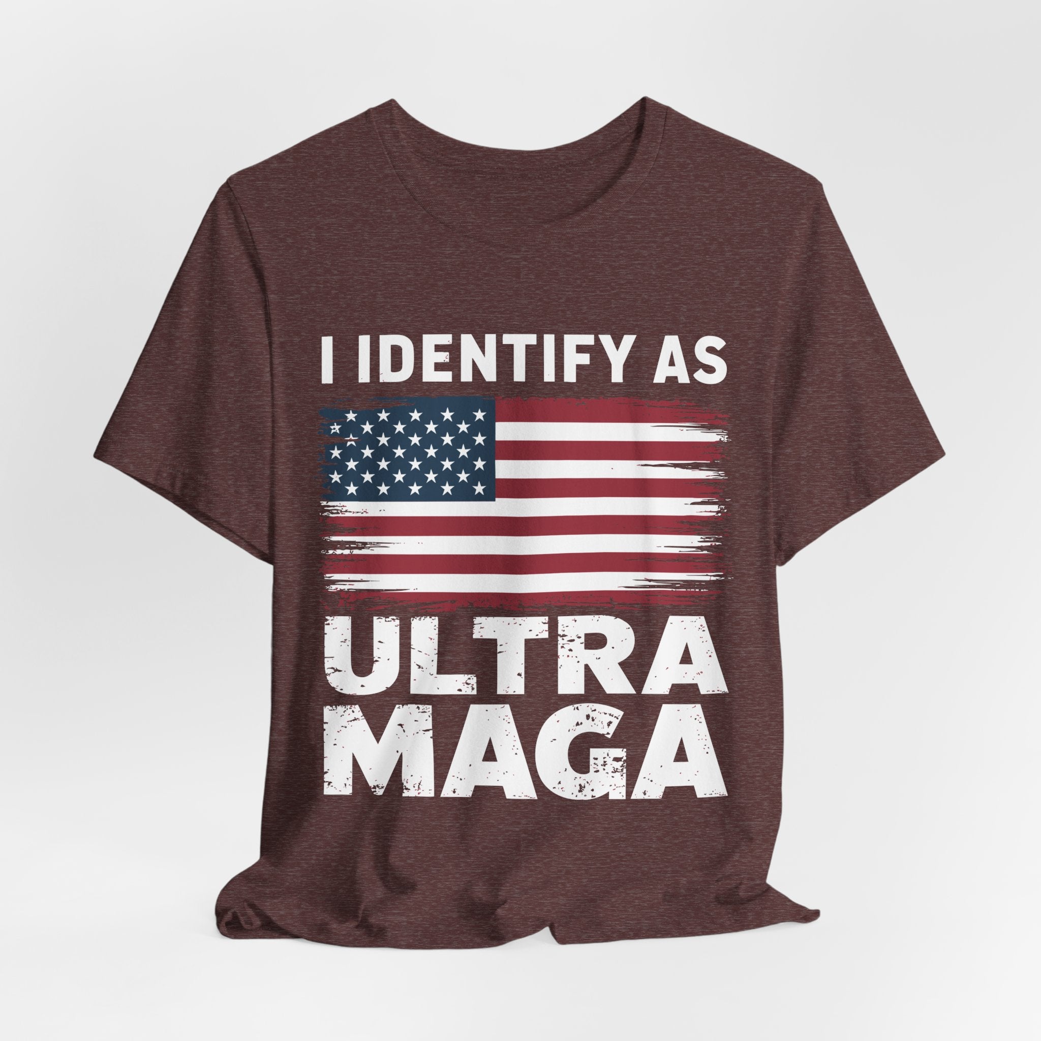 I Identify as Ultra MAGA T-Shirt - Conservative Identity Statement Tee | Patriotic Political Pride Apparel