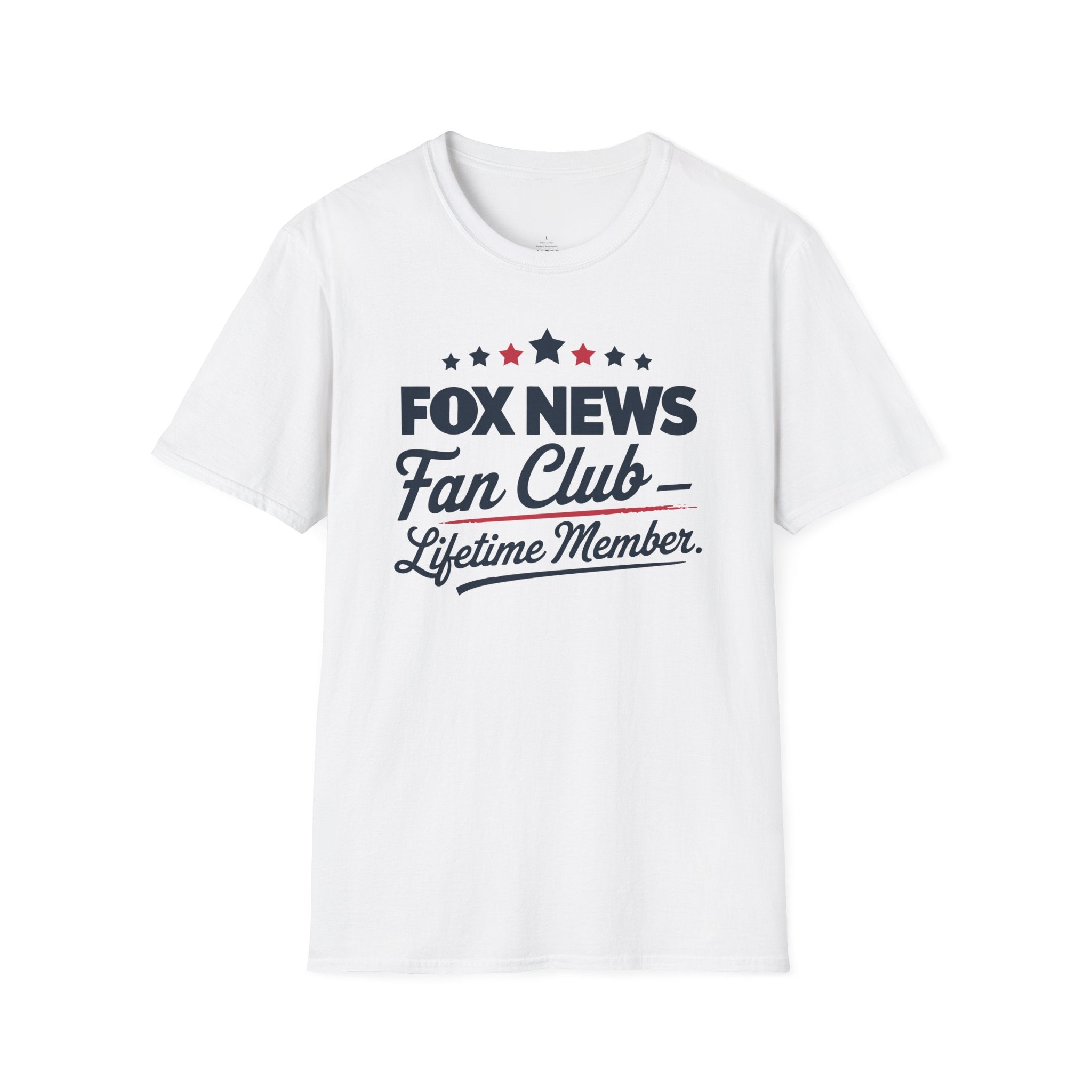 Fox News Fan Club Lifetime Member - Conservative Media Pride T-Shirt