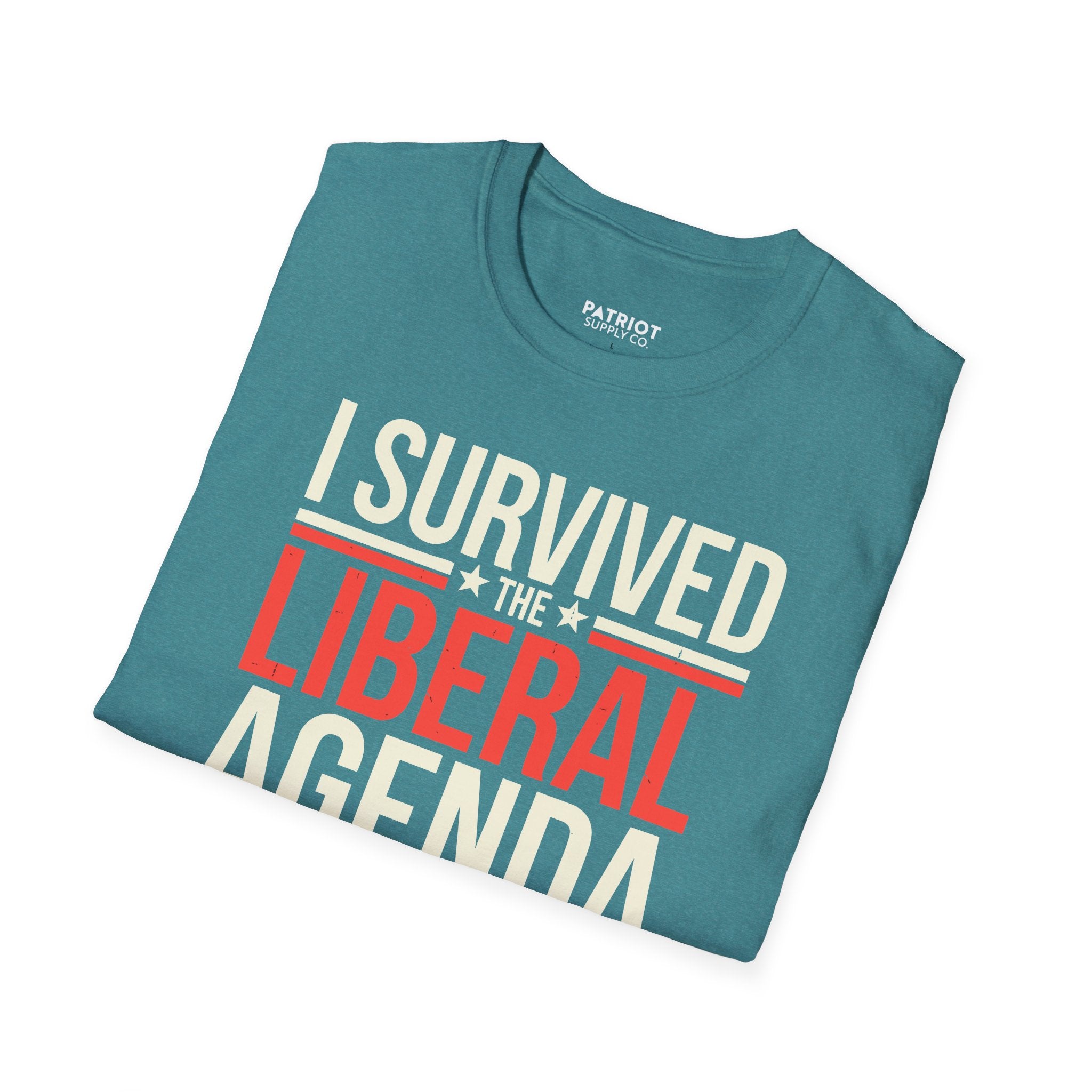 I Survived the Liberal Agenda - Conservative Victory Statement T-Shirt
