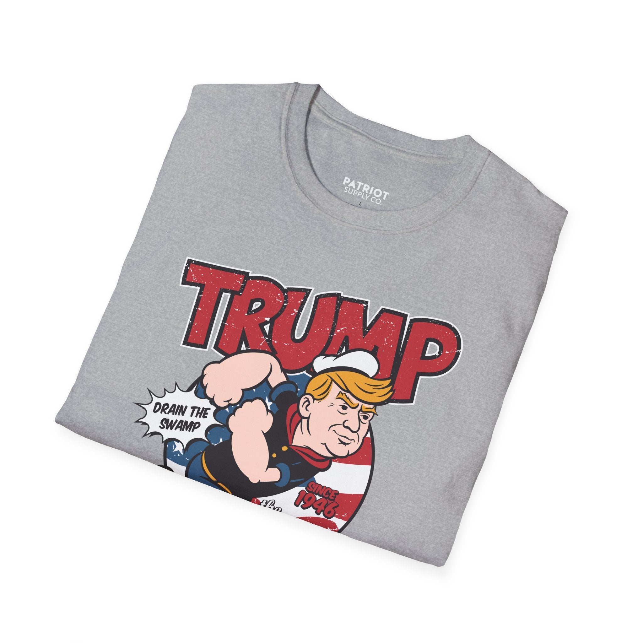 Trump Patriot Man - Conservative American Hero Statement T-Shirt