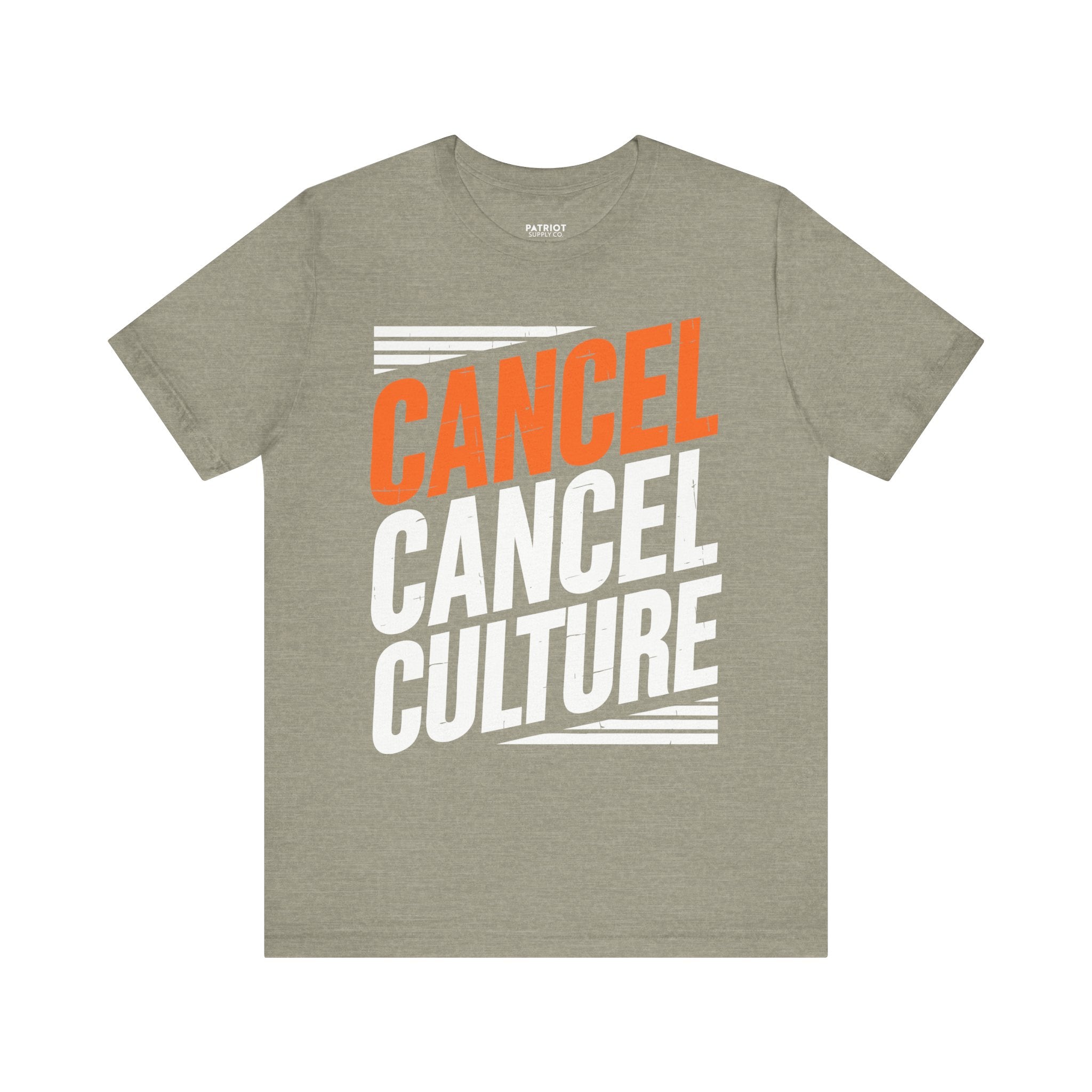 Cancel Culture Statement T-Shirt - Anti-Cancel Culture Conservative Tee | Free Speech Defense Apparel