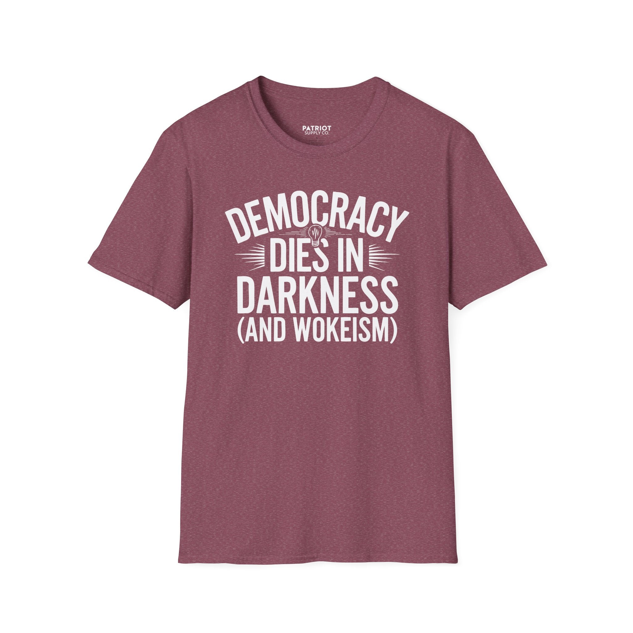 Democracy Dies In Darkness - Conservative Truth and Transparency T-Shirt