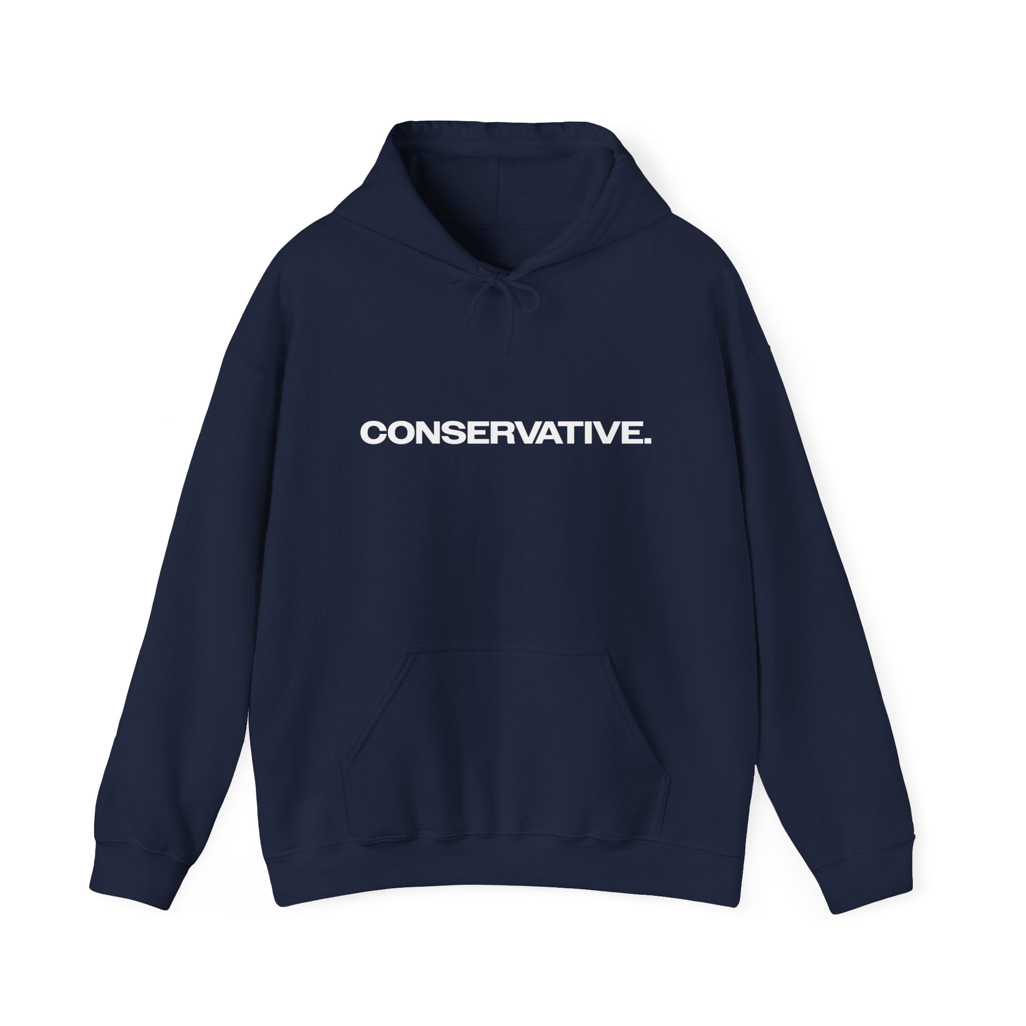 Conservative Message Hooded Sweatshirt - Patriotic Statement Comfort Wear
