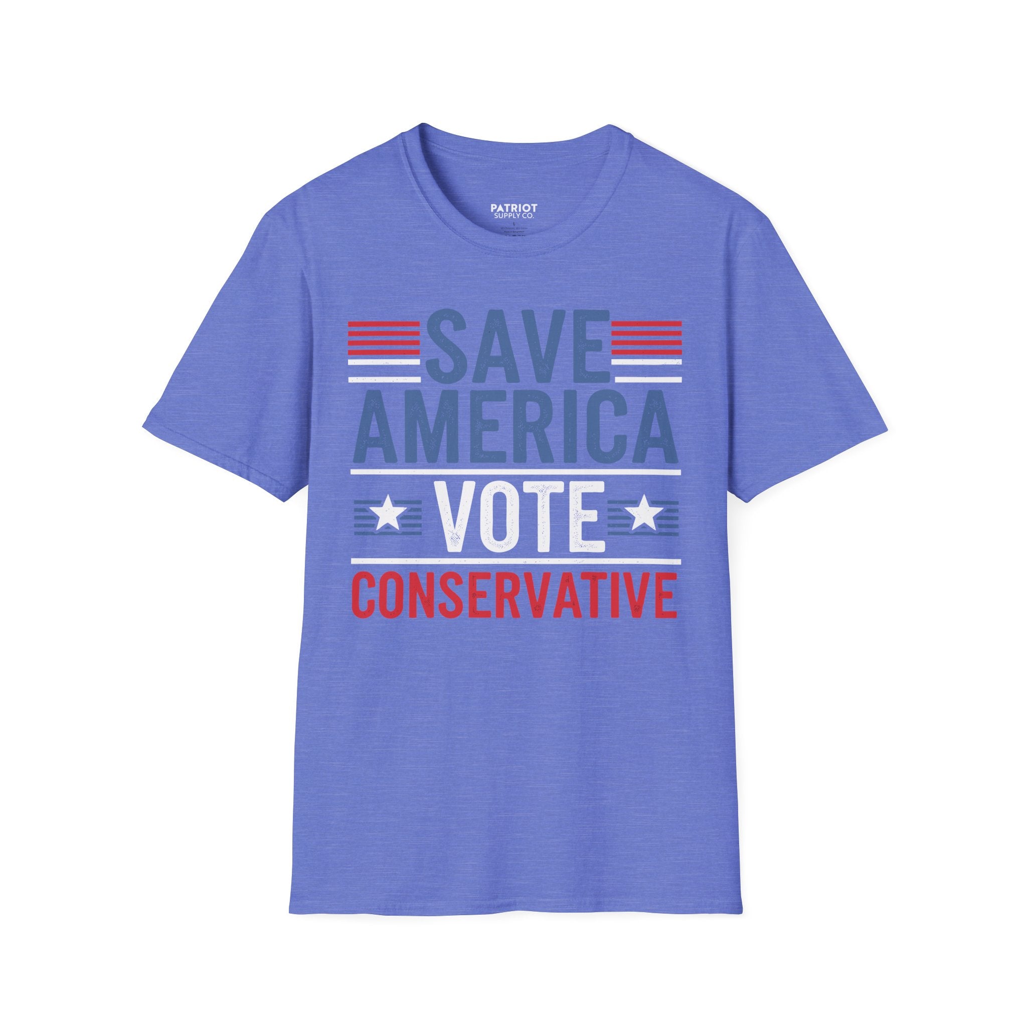 Save America Vote Conservative - Patriotic Election Statement T-Shirt