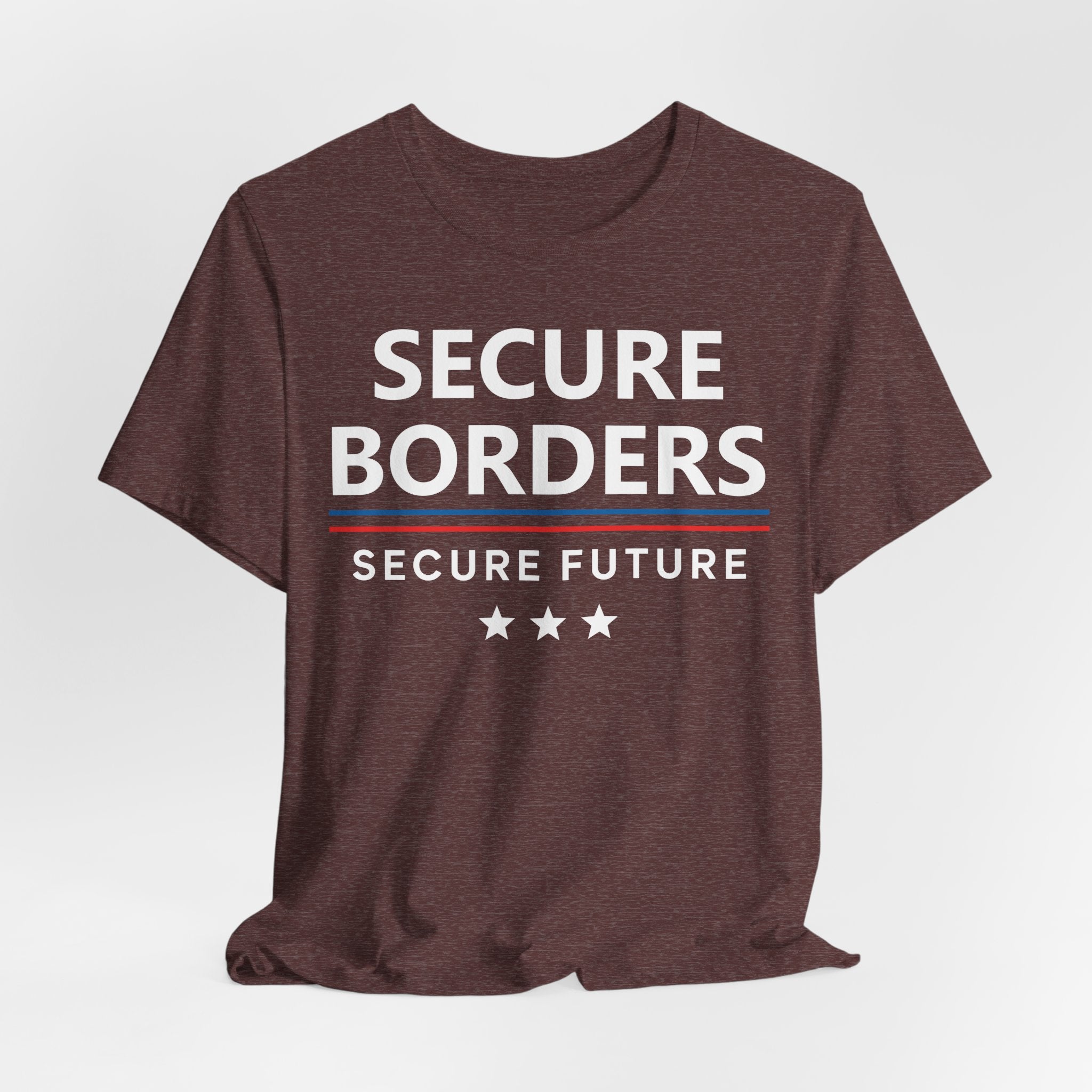 Secure Borders T-Shirt - Immigration Control Statement Tee | Conservative Border Security Apparel