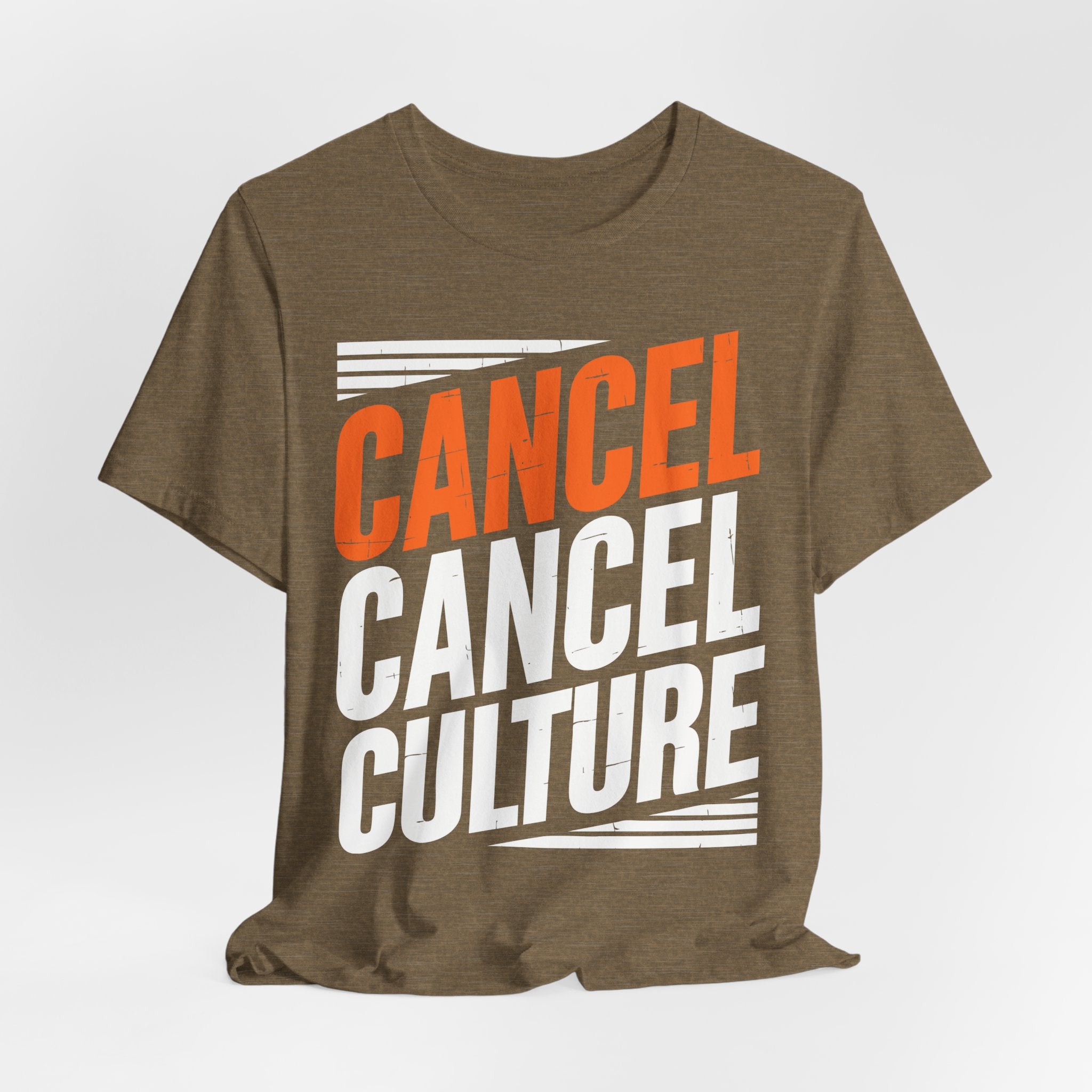 Cancel Culture Statement T-Shirt - Anti-Cancel Culture Conservative Tee | Free Speech Defense Apparel