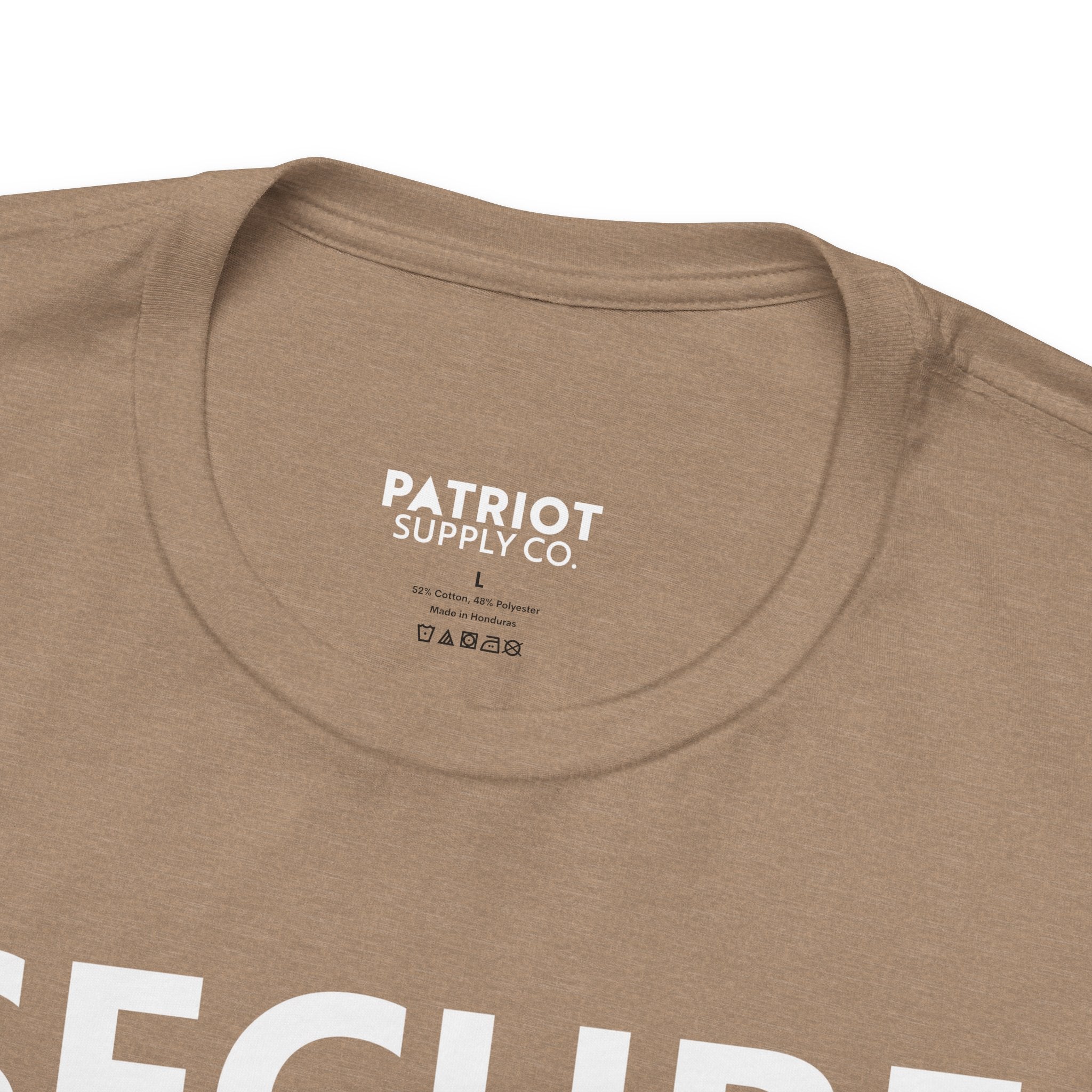 Secure Borders T-Shirt - Immigration Control Statement Tee | Conservative Border Security Apparel