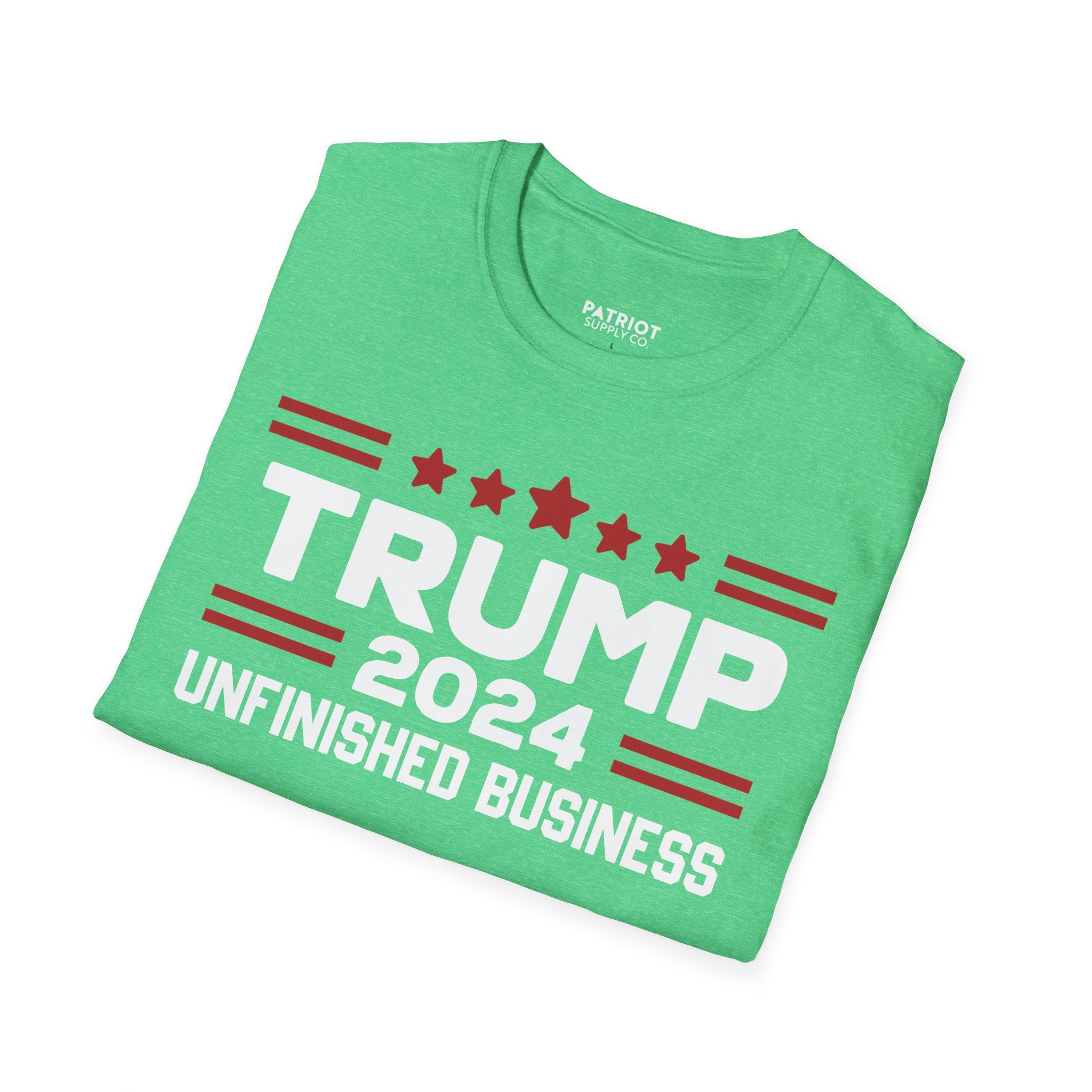 Trump 2024 Unfinished Business - Bold Political Statement T-Shirt