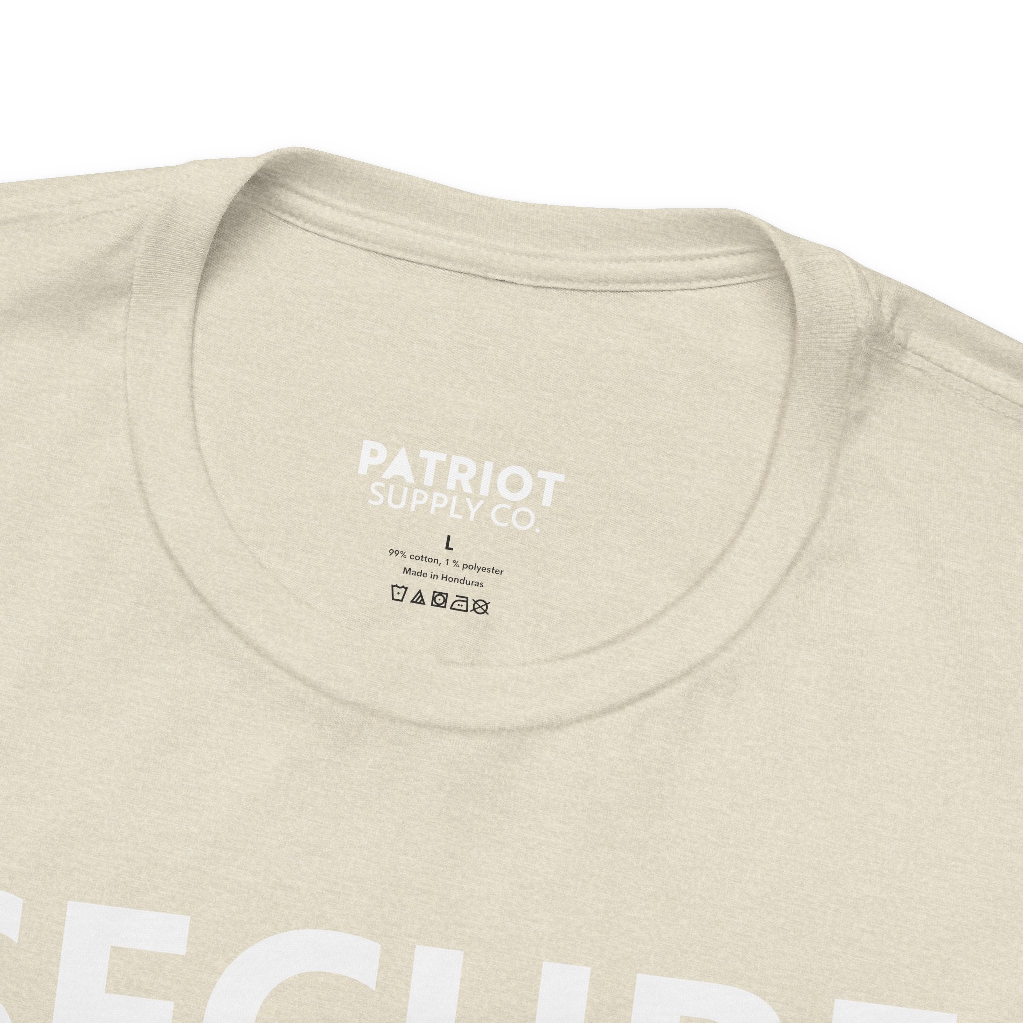 Secure Borders T-Shirt - Immigration Control Statement Tee | Conservative Border Security Apparel