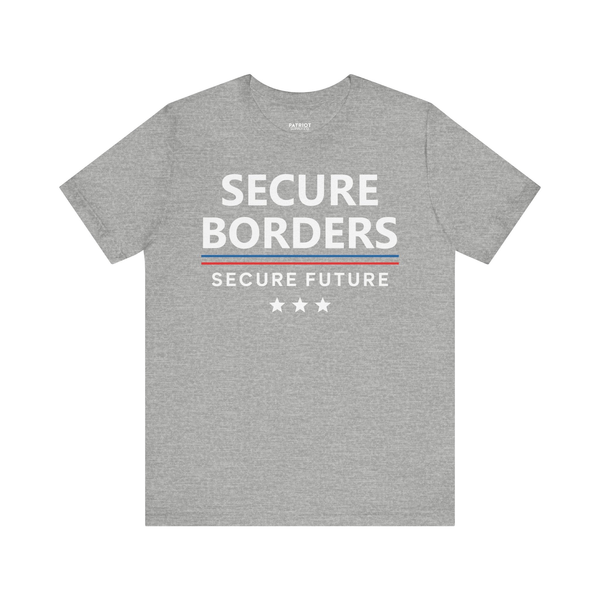 Secure Borders T-Shirt - Immigration Control Statement Tee | Conservative Border Security Apparel