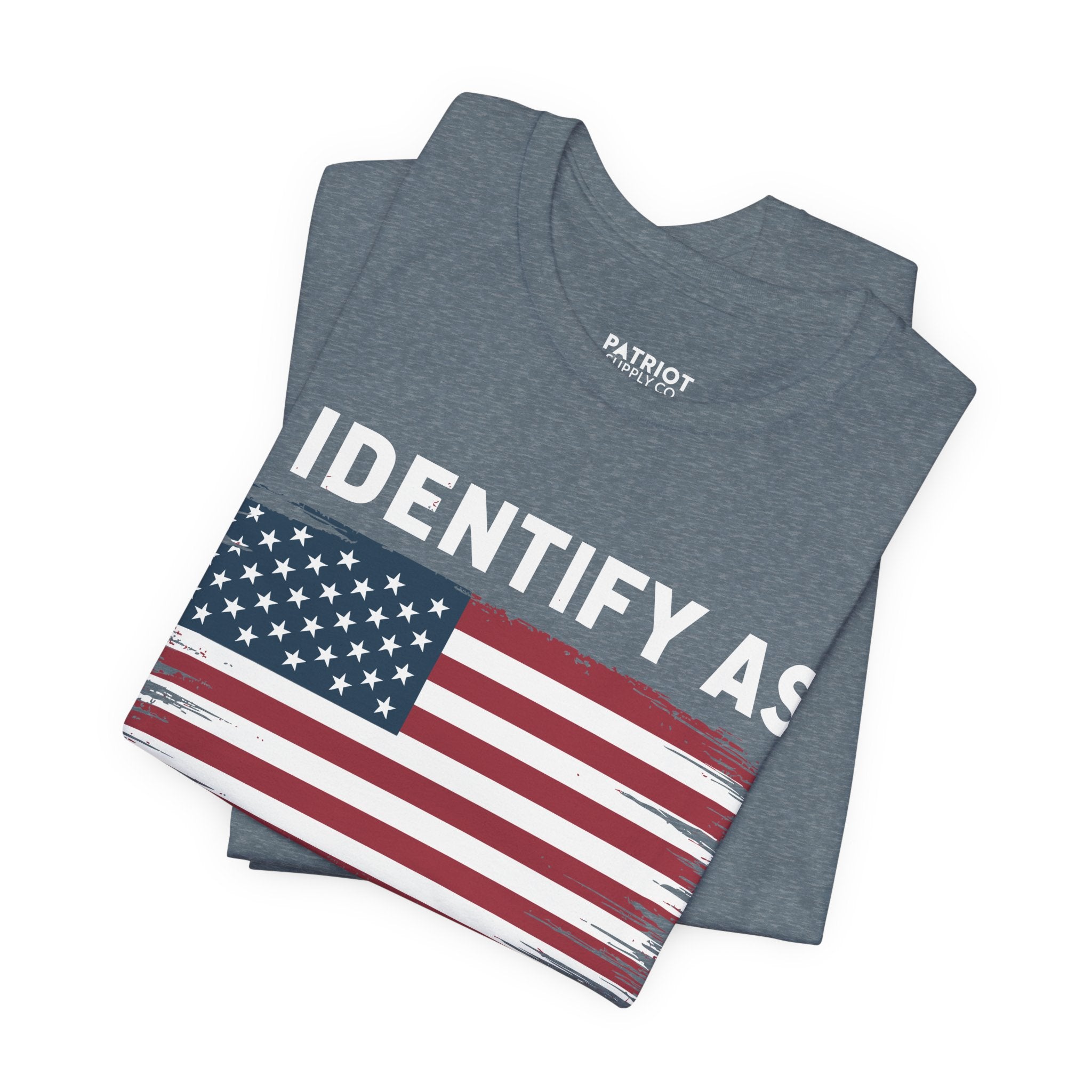 I Identify as Ultra MAGA T-Shirt - Conservative Identity Statement Tee | Patriotic Political Pride Apparel