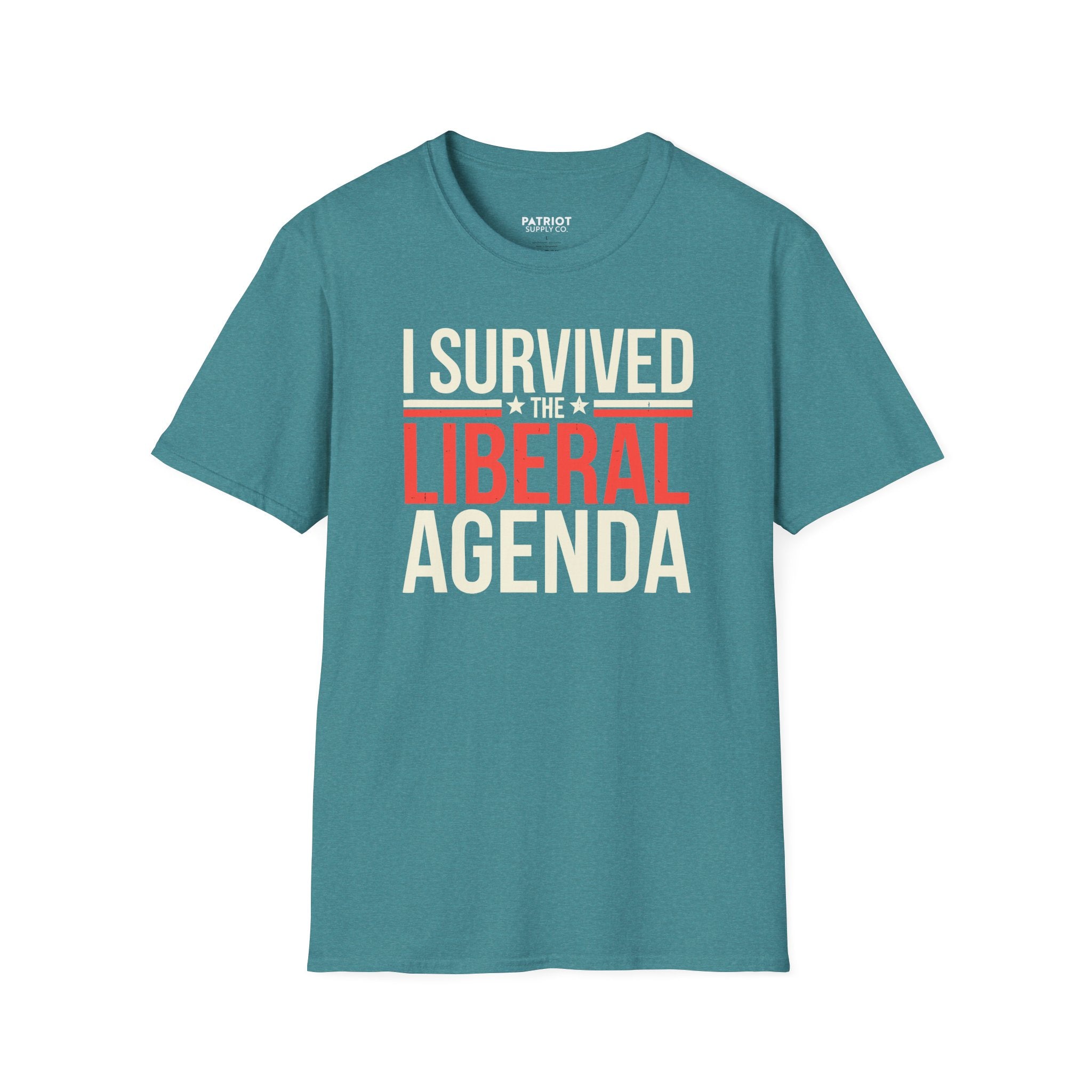 I Survived the Liberal Agenda - Conservative Victory Statement T-Shirt