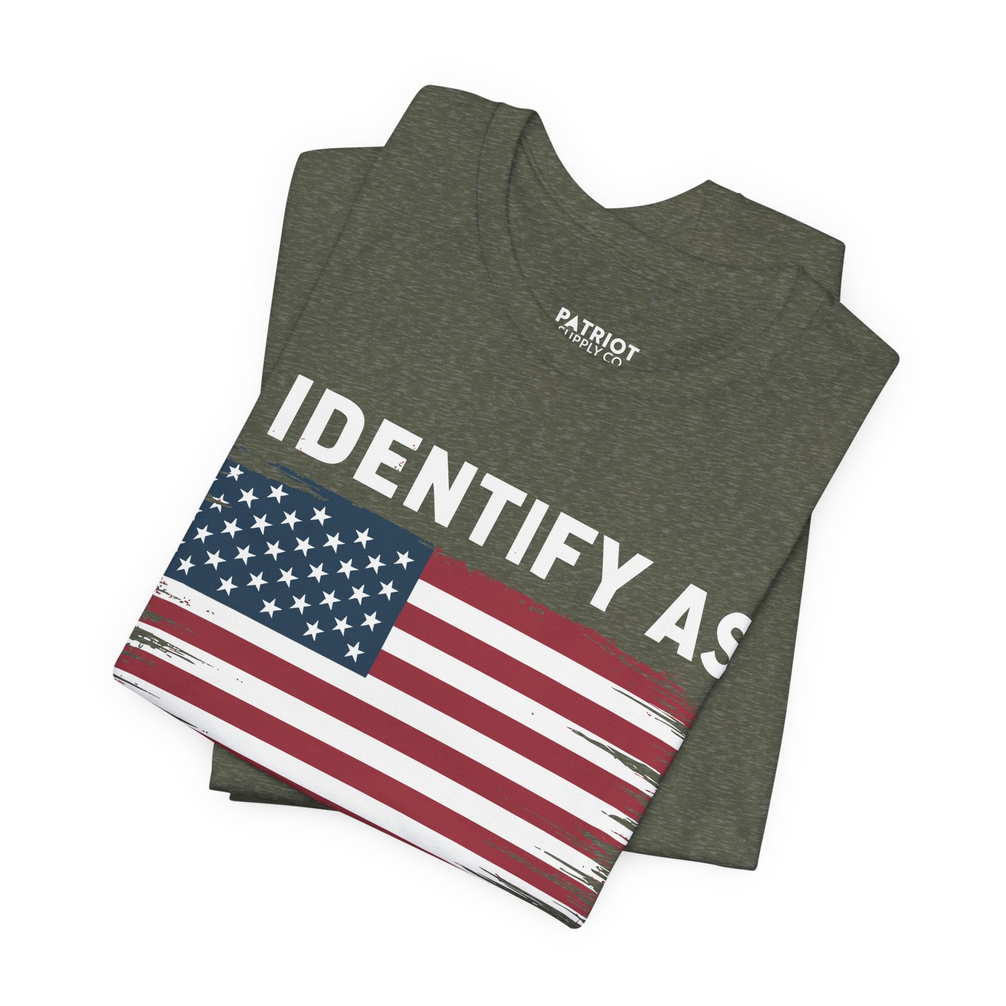 I Identify as Ultra MAGA T-Shirt - Conservative Identity Statement Tee | Patriotic Political Pride Apparel