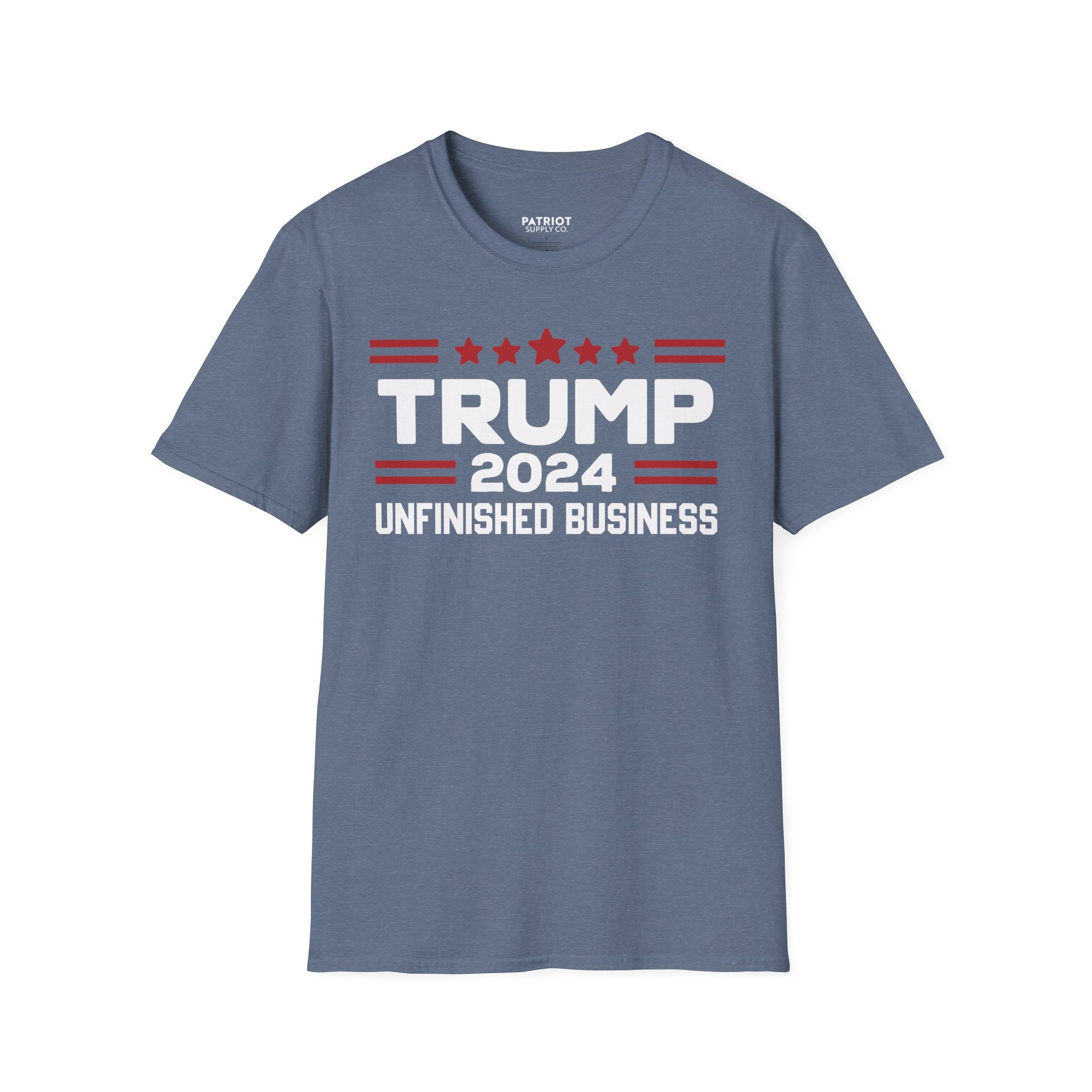 Trump 2024 Unfinished Business - Bold Political Statement T-Shirt