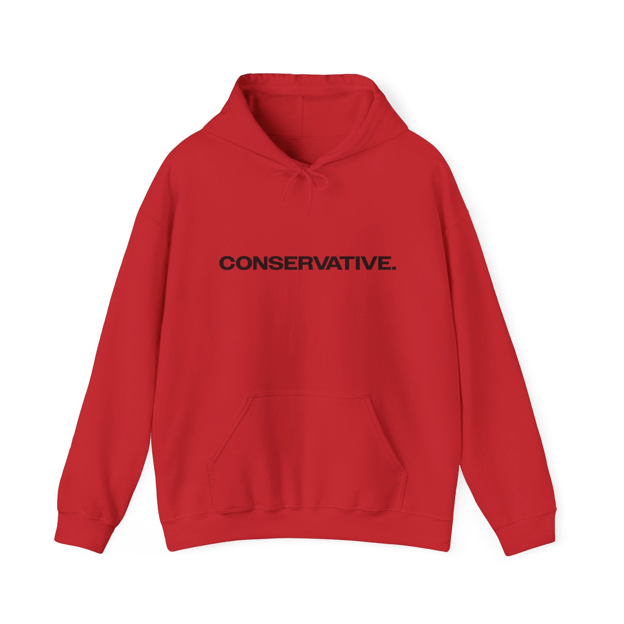 Conservative Message Hooded Sweatshirt - Patriotic Statement Comfort Wear