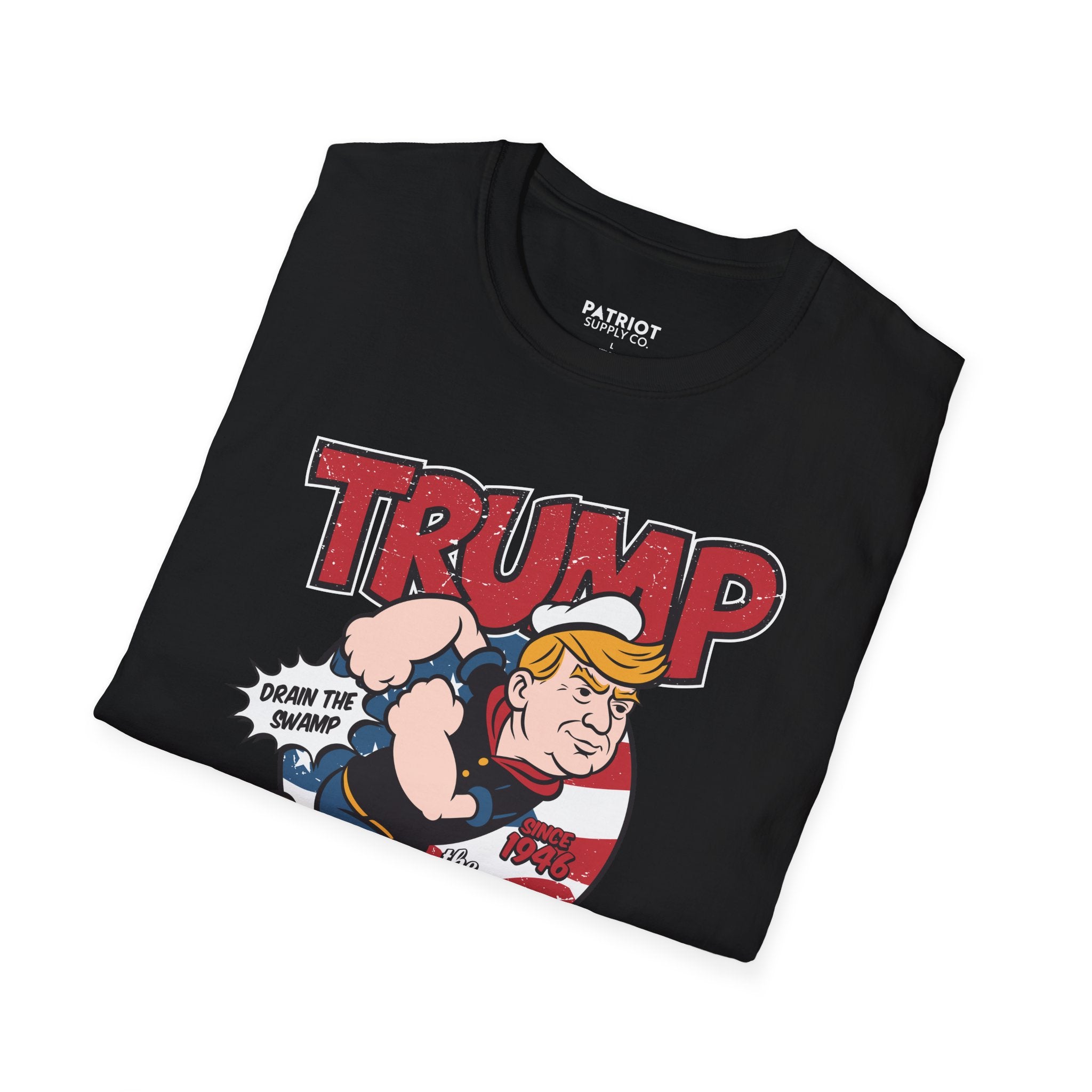 Trump Patriot Man - Conservative American Hero Statement T-Shirt