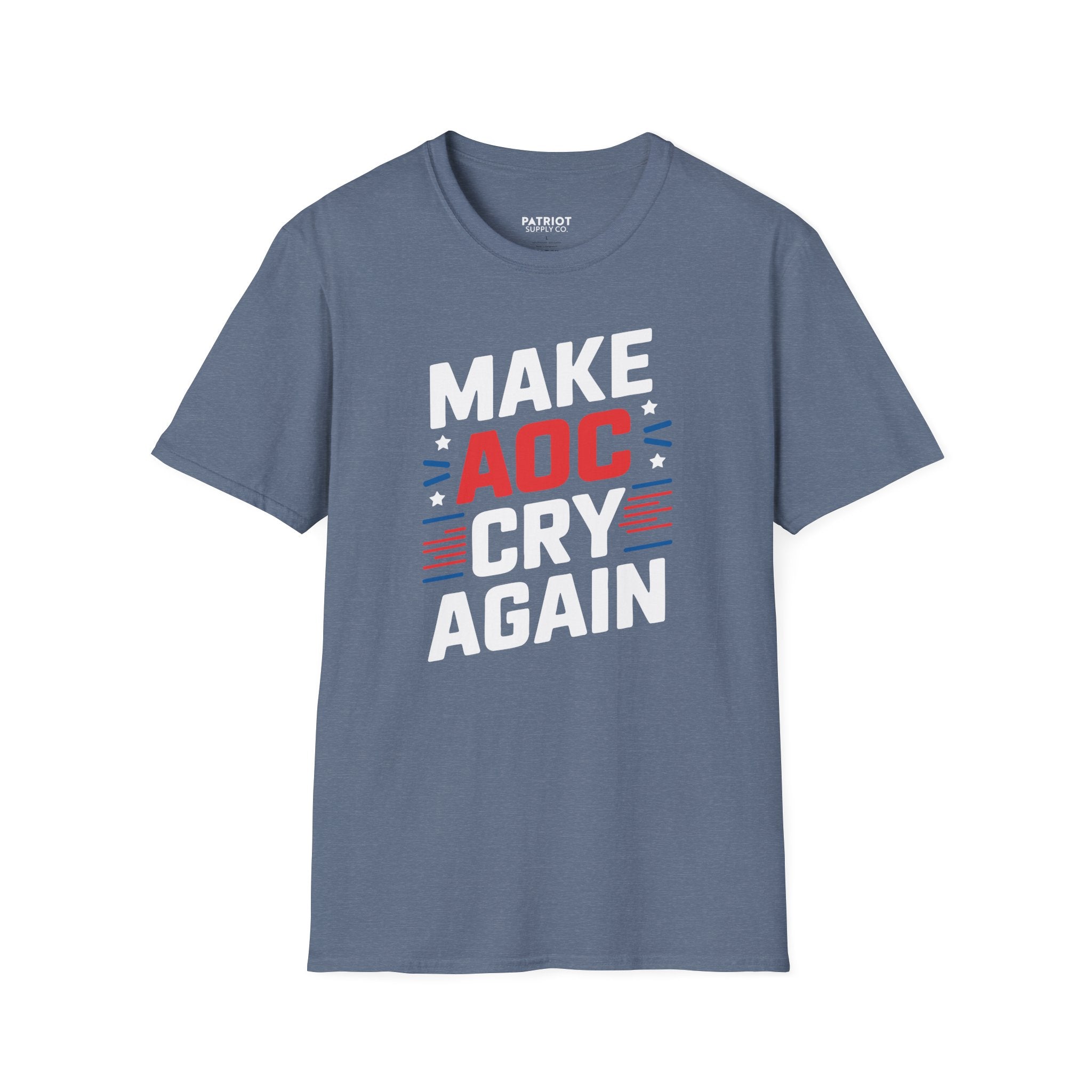 Make AOC Cry Again - Conservative Anti-Socialist Statement T-Shirt