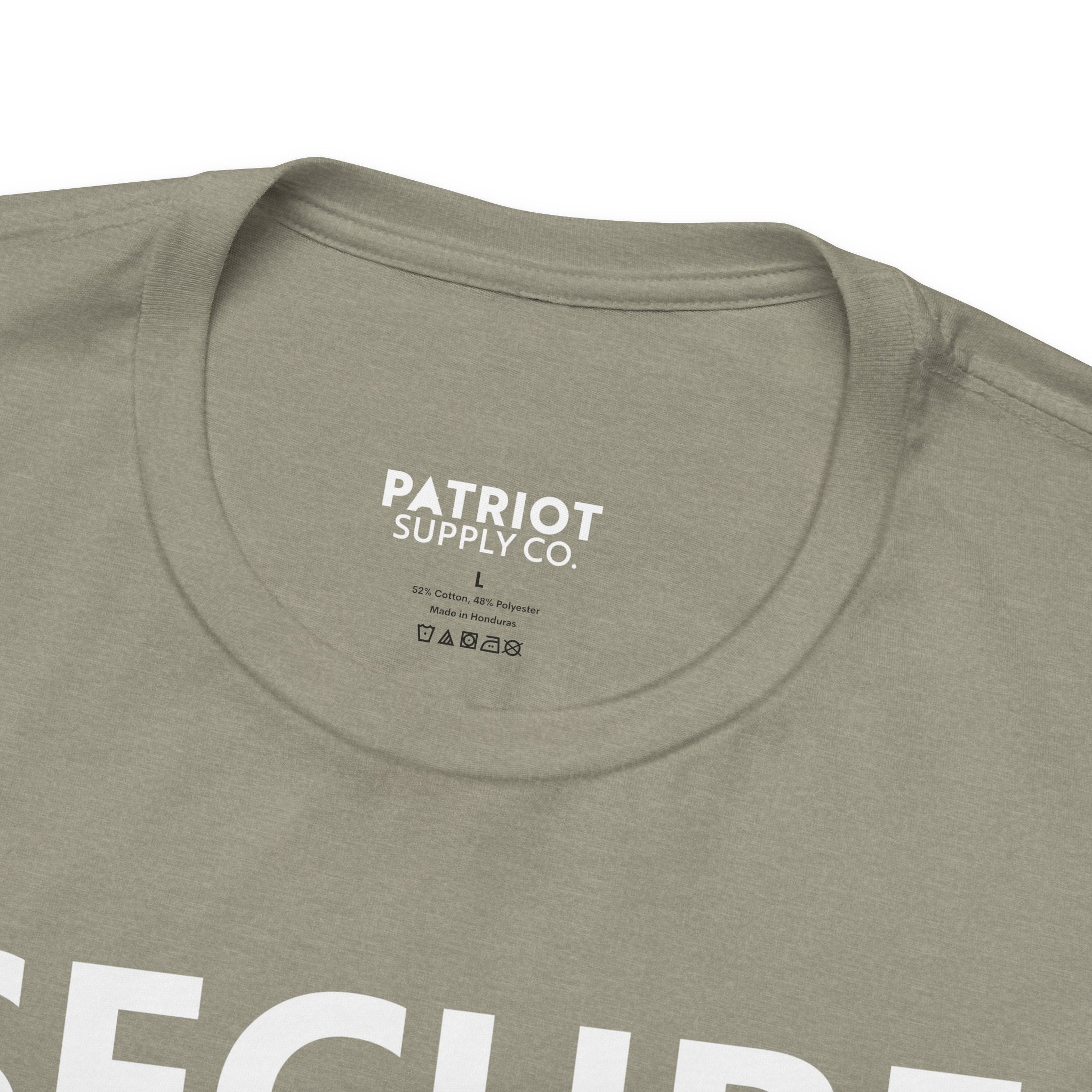 Secure Borders T-Shirt - Immigration Control Statement Tee | Conservative Border Security Apparel