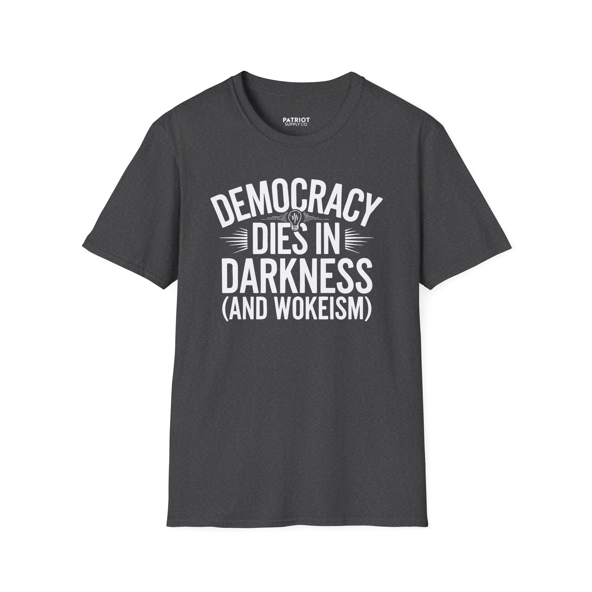 Democracy Dies In Darkness - Conservative Truth and Transparency T-Shirt