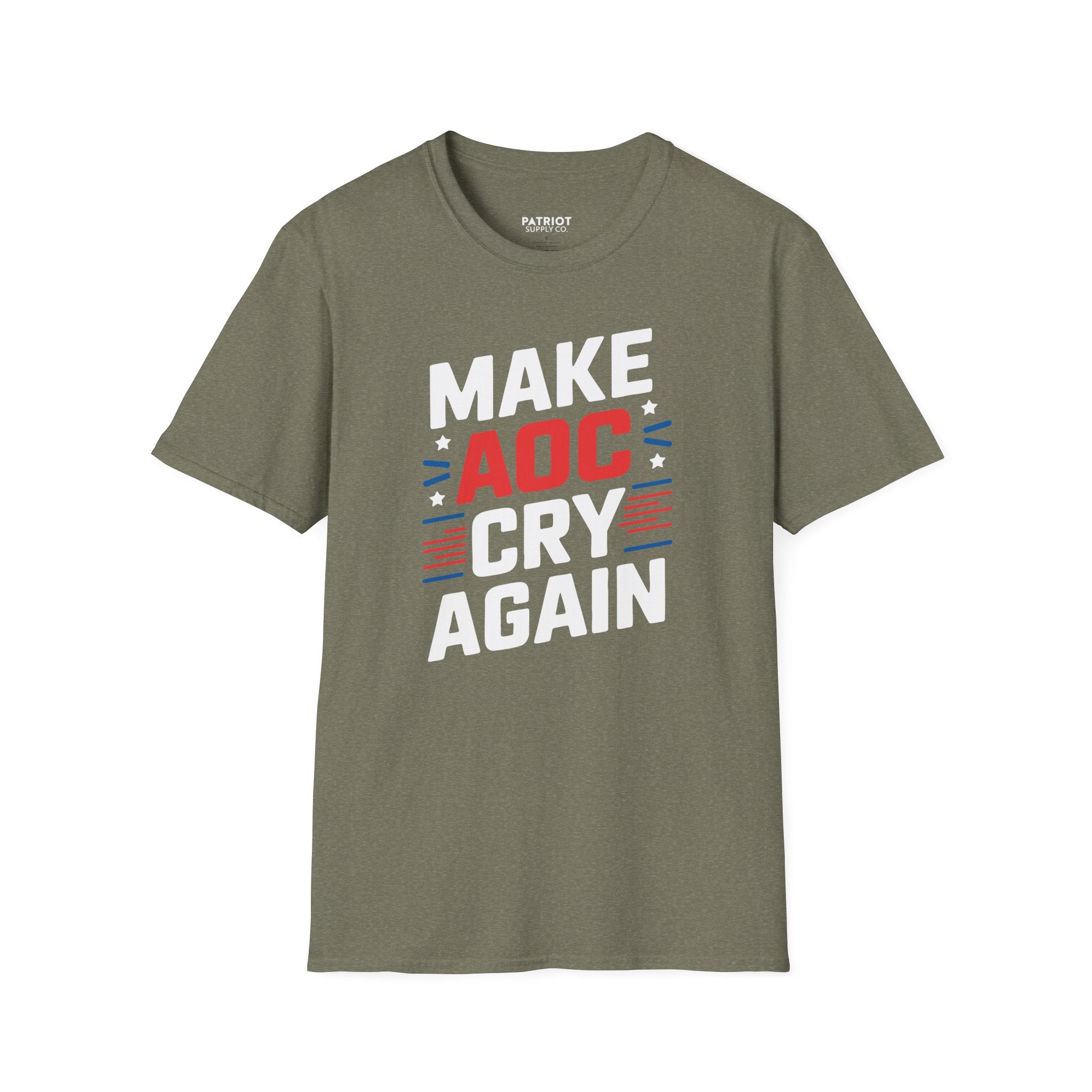 Make AOC Cry Again - Conservative Anti-Socialist Statement T-Shirt