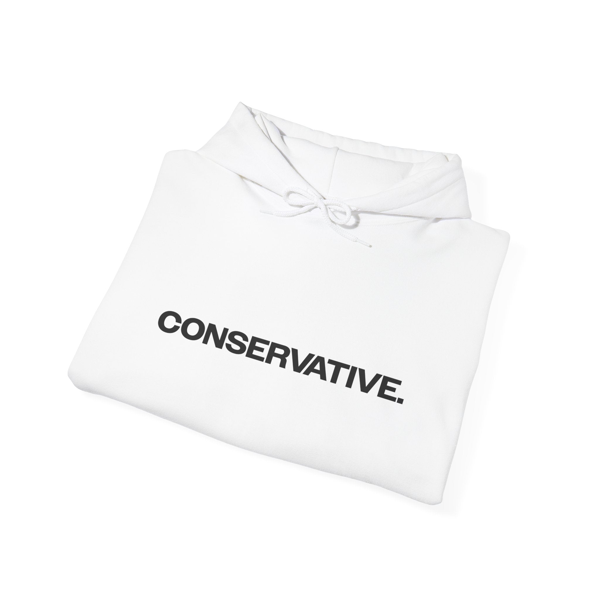 Conservative Message Hooded Sweatshirt - Patriotic Statement Comfort Wear