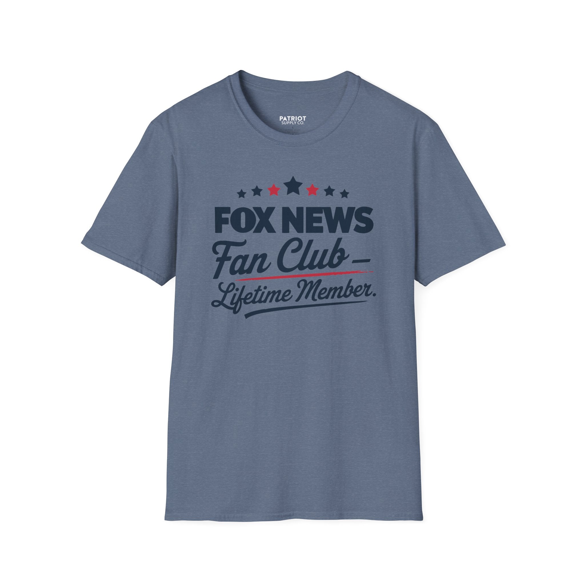 Fox News Fan Club Lifetime Member - Conservative Media Pride T-Shirt
