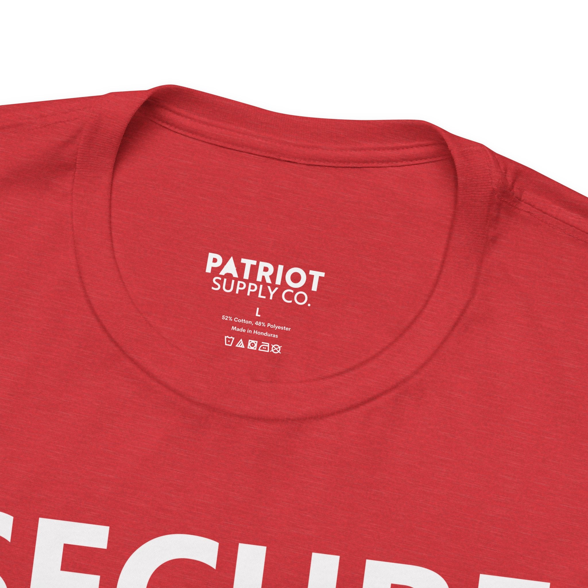 Secure Borders T-Shirt - Immigration Control Statement Tee | Conservative Border Security Apparel