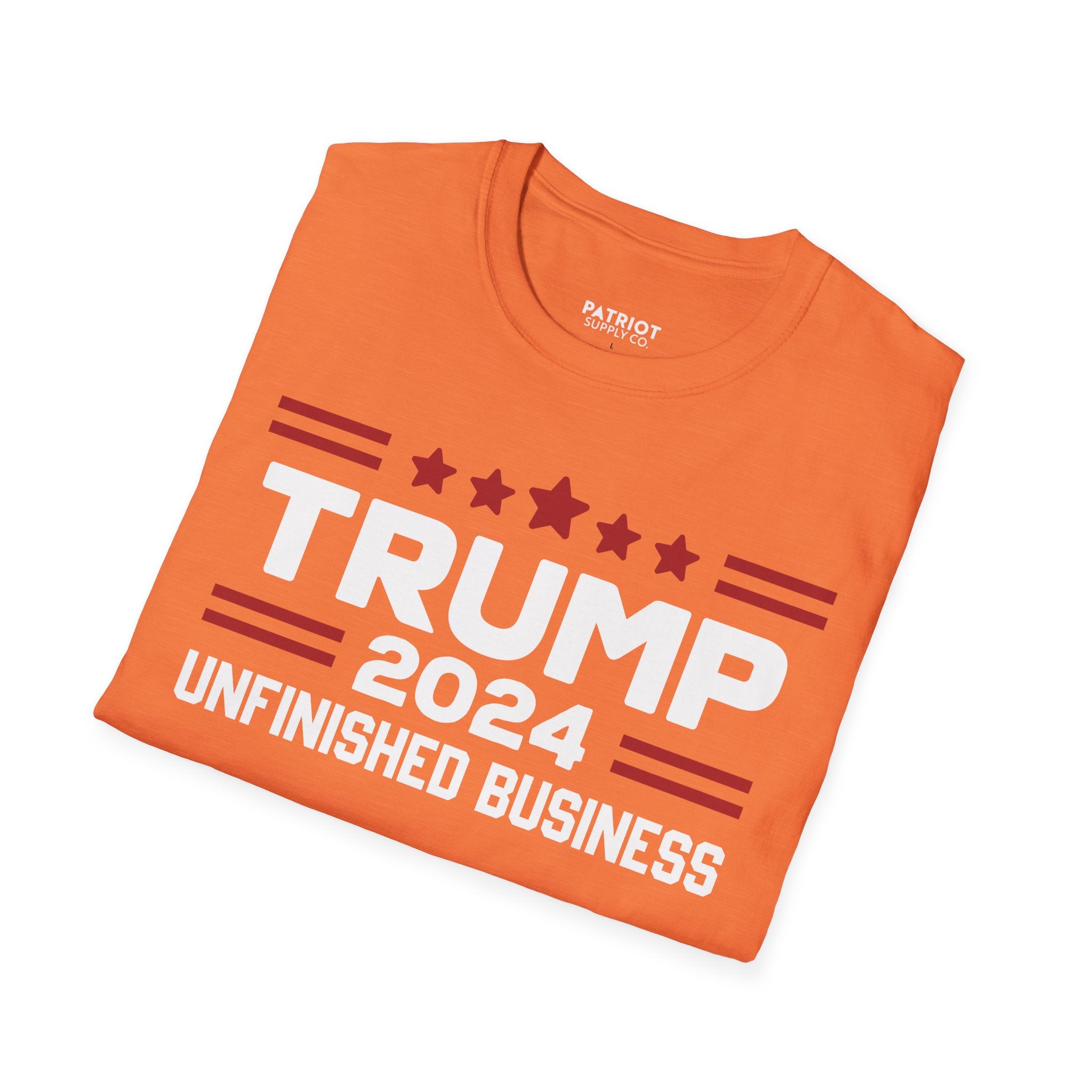 Trump 2024 Unfinished Business - Bold Political Statement T-Shirt
