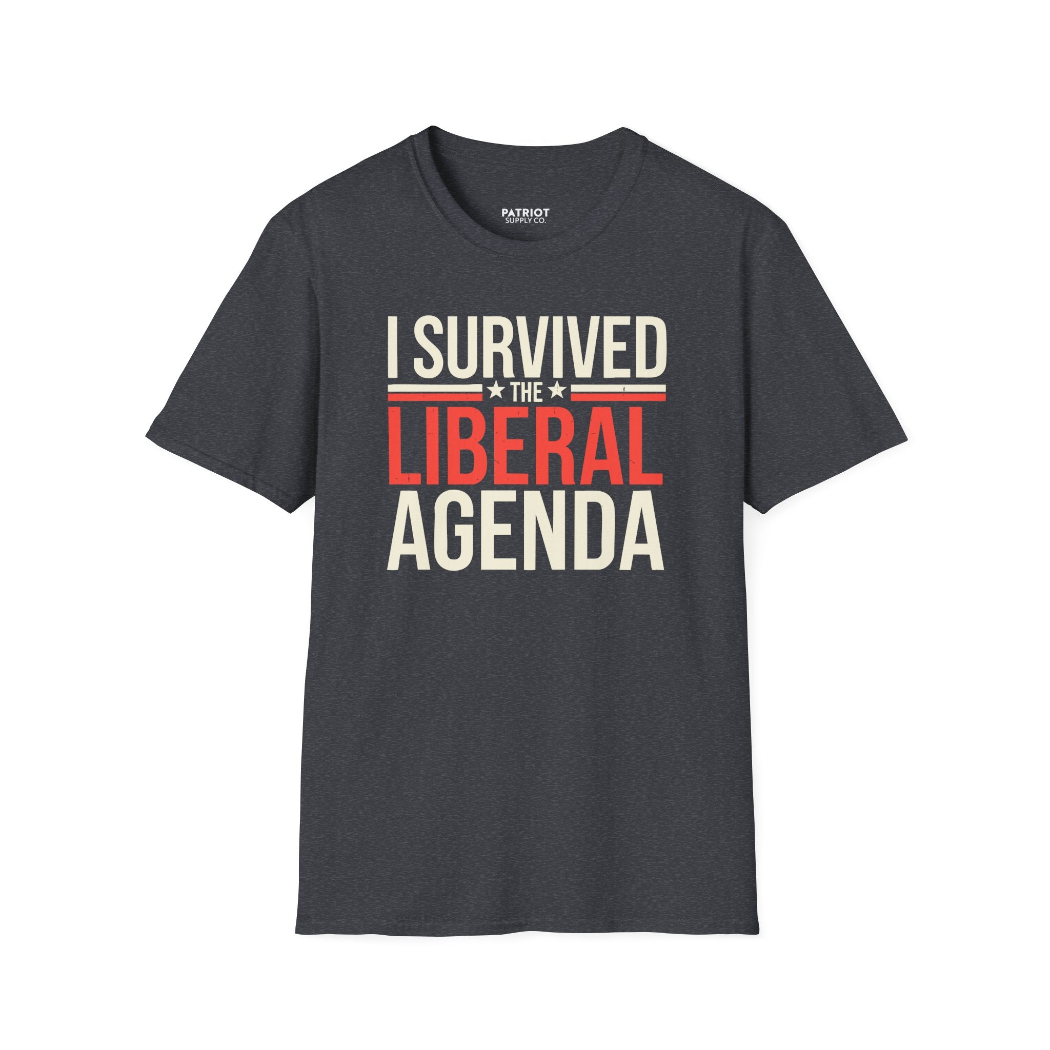 I Survived the Liberal Agenda - Conservative Victory Statement T-Shirt