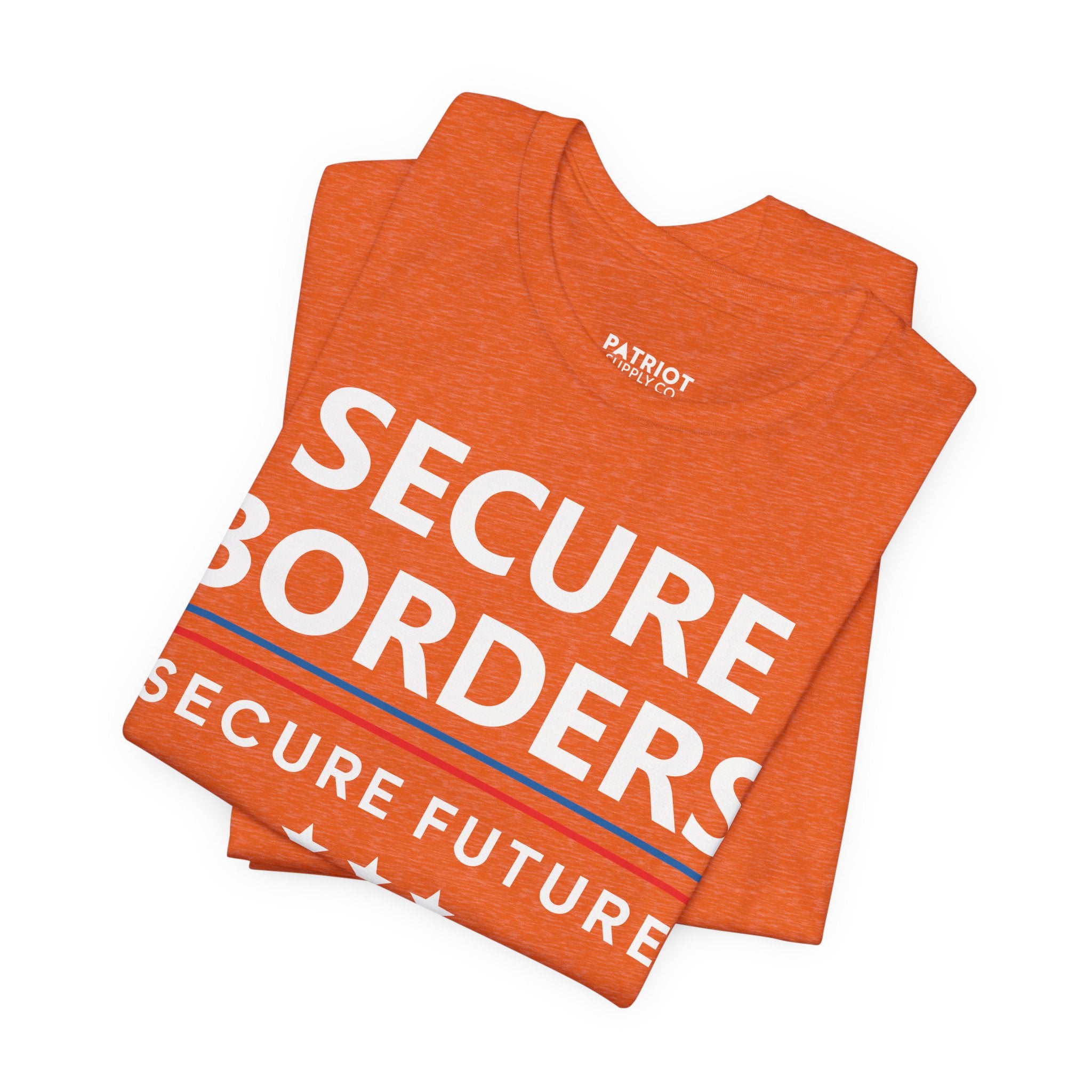 Secure Borders T-Shirt - Immigration Control Statement Tee | Conservative Border Security Apparel