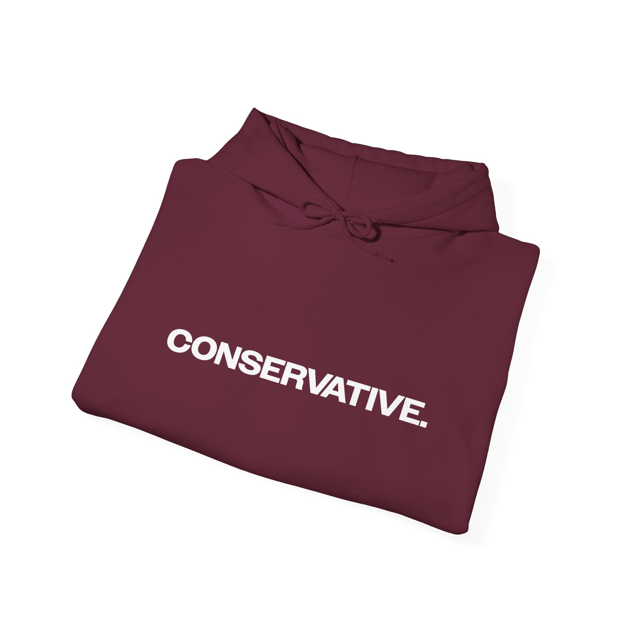 Conservative Message Hooded Sweatshirt - Patriotic Statement Comfort Wear