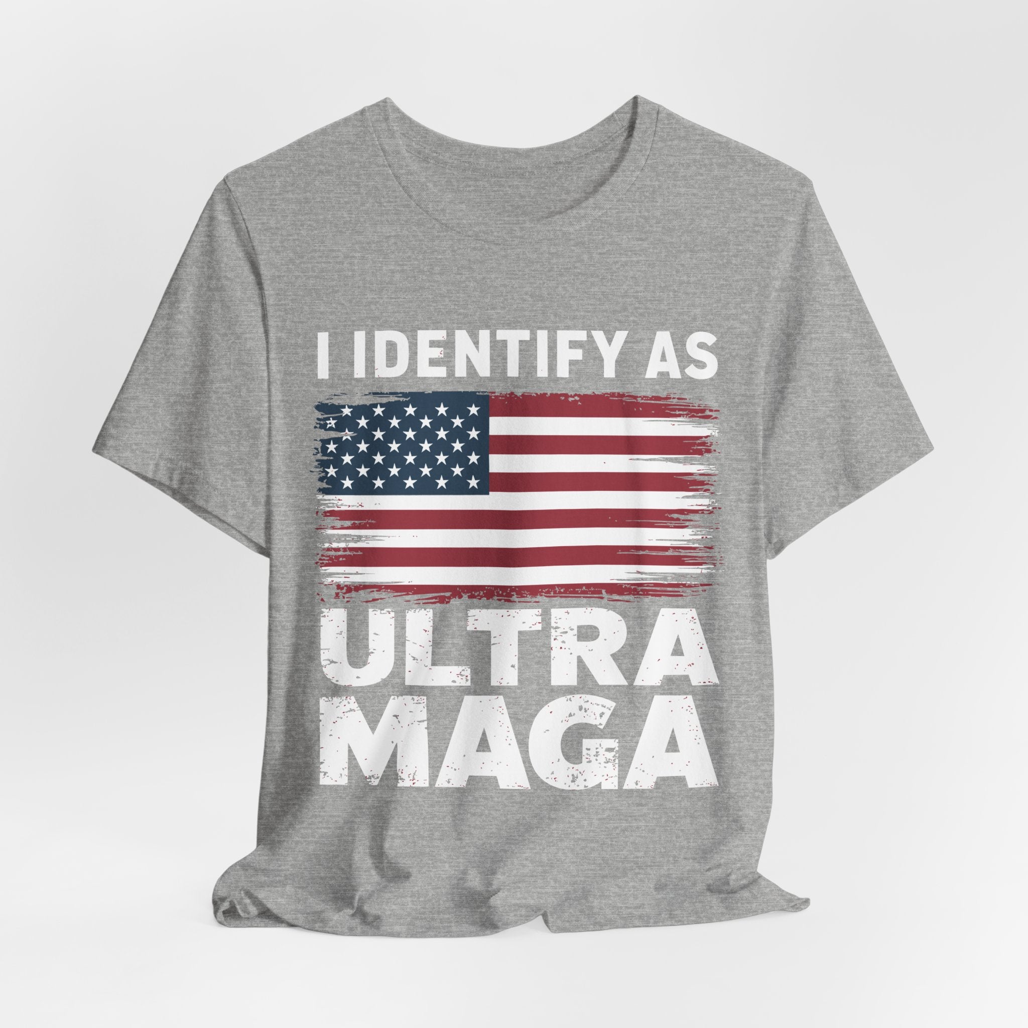 I Identify as Ultra MAGA T-Shirt - Conservative Identity Statement Tee | Patriotic Political Pride Apparel