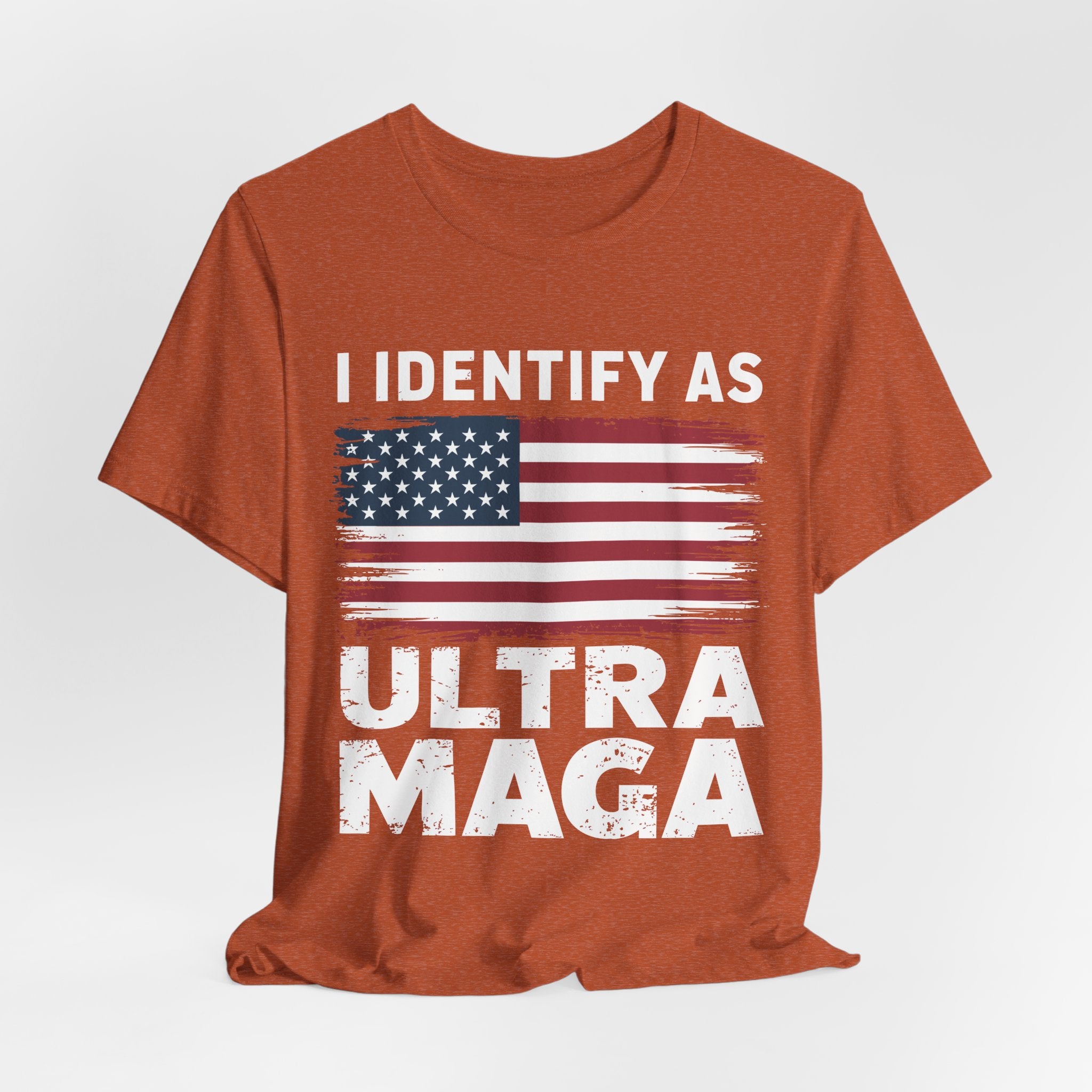 I Identify as Ultra MAGA T-Shirt - Conservative Identity Statement Tee | Patriotic Political Pride Apparel