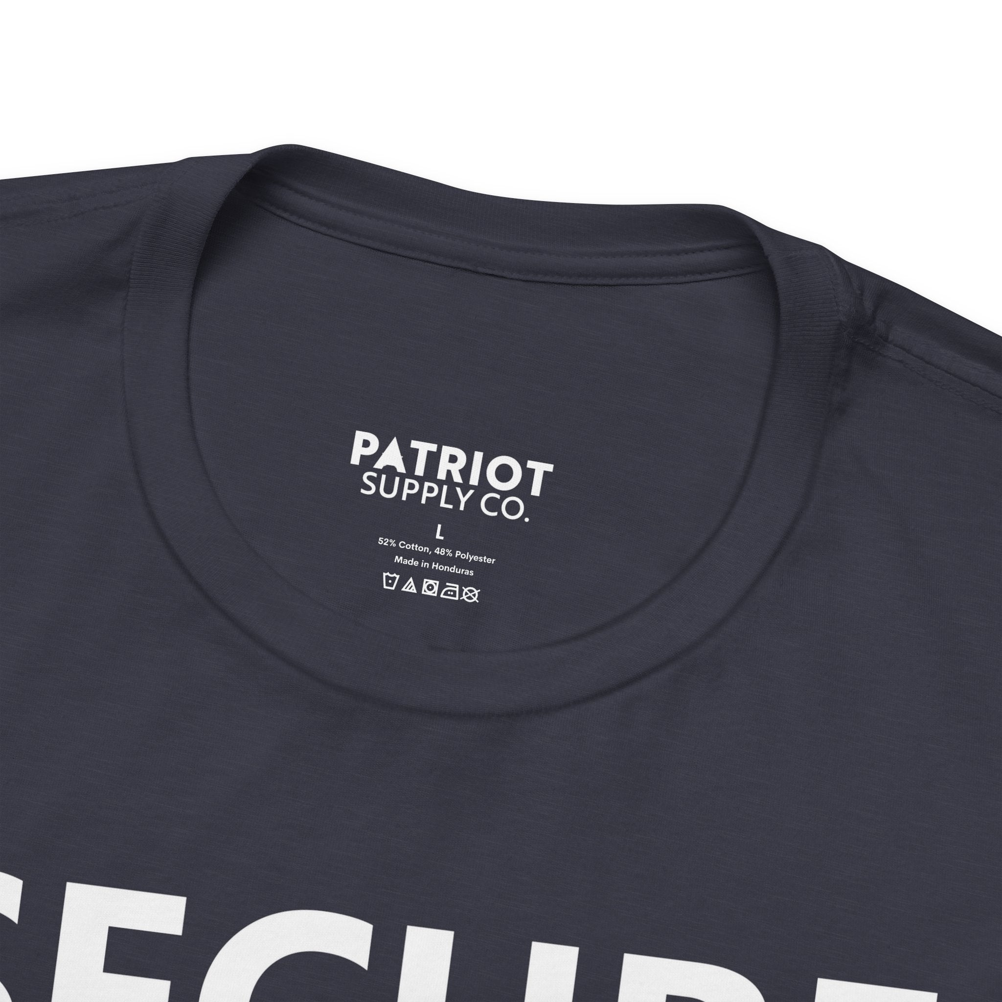 Secure Borders T-Shirt - Immigration Control Statement Tee | Conservative Border Security Apparel