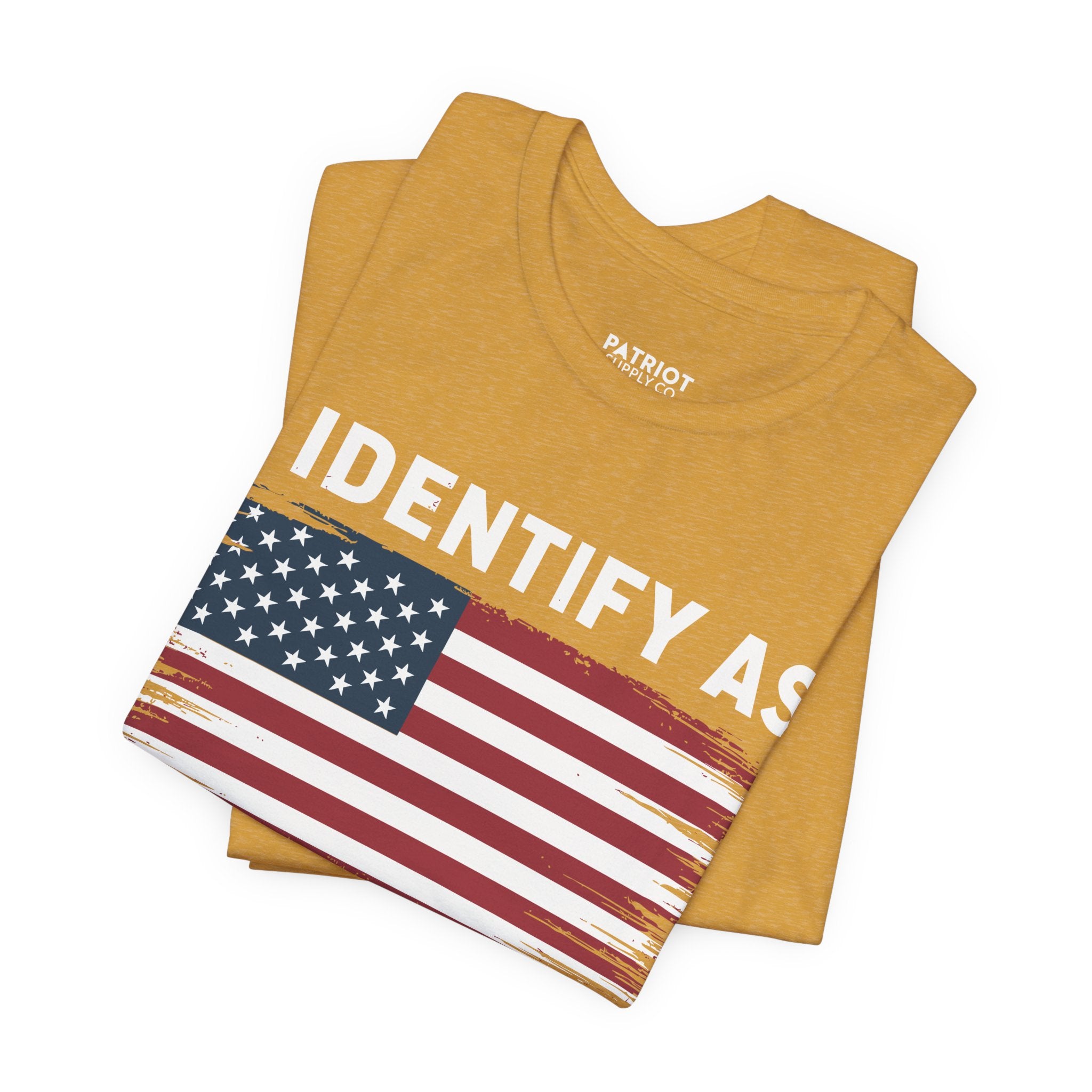 I Identify as Ultra MAGA T-Shirt - Conservative Identity Statement Tee | Patriotic Political Pride Apparel