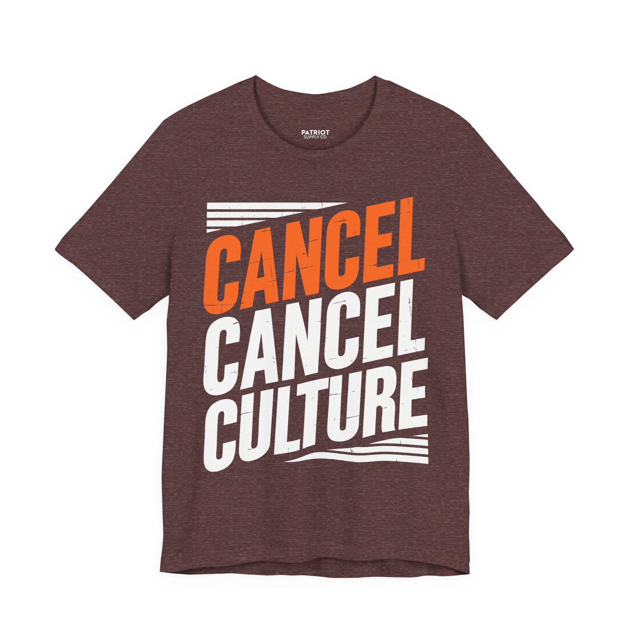 Cancel Culture Statement T-Shirt - Anti-Cancel Culture Conservative Tee | Free Speech Defense Apparel