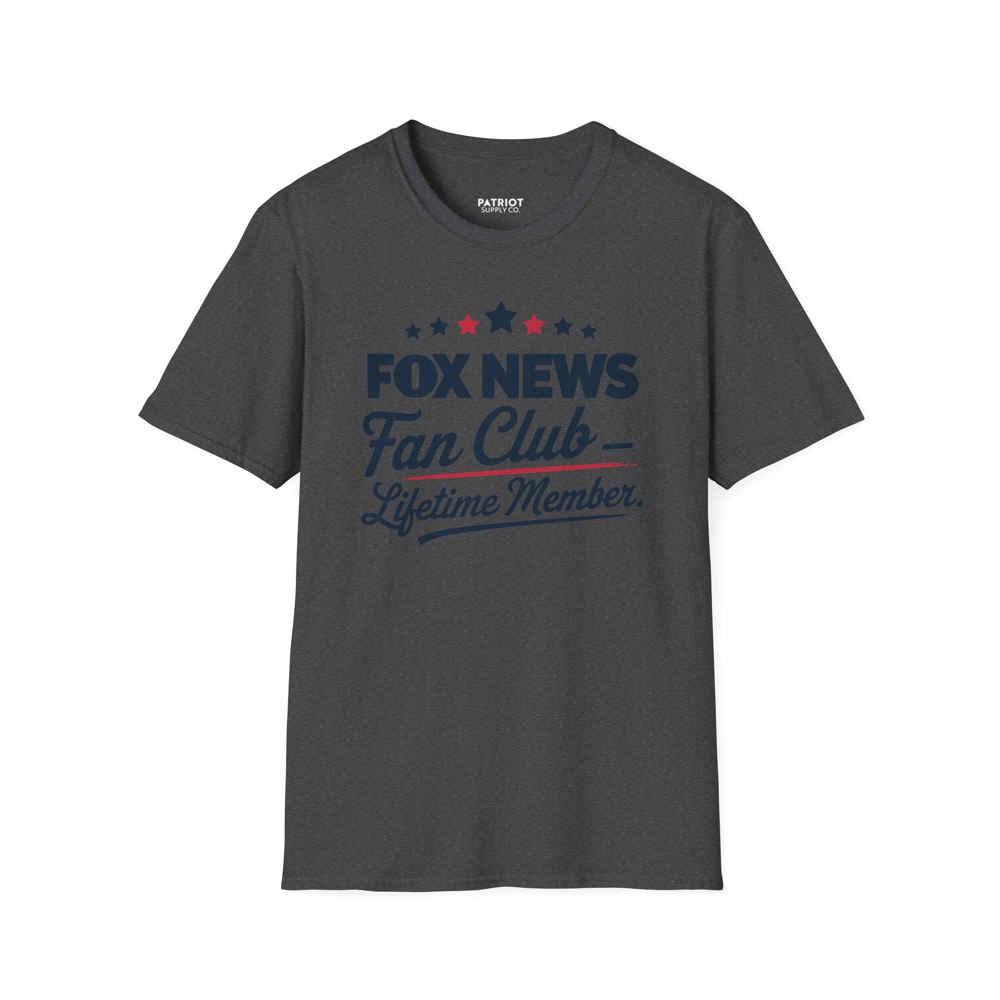 Fox News Fan Club Lifetime Member - Conservative Media Pride T-Shirt