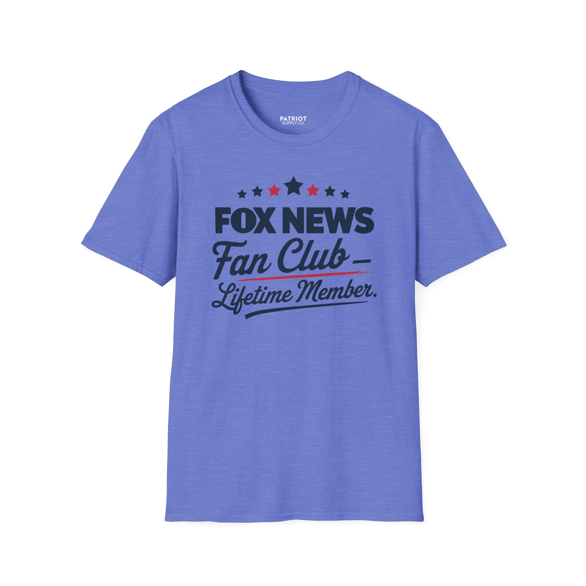 Fox News Fan Club Lifetime Member - Conservative Media Pride T-Shirt