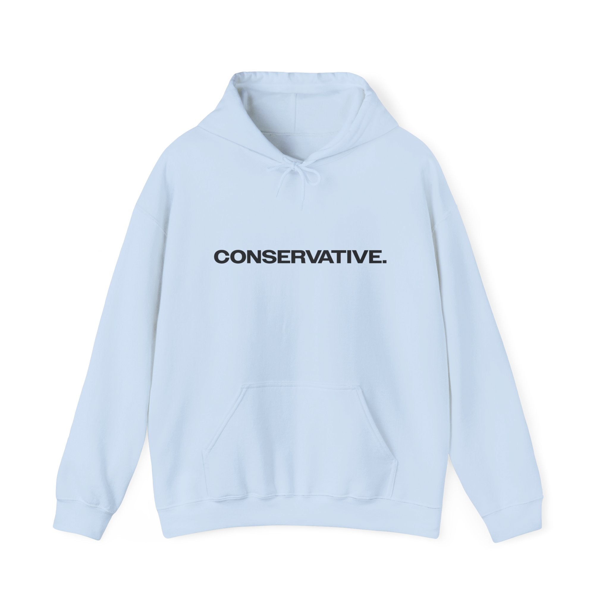 Conservative Message Hooded Sweatshirt - Patriotic Statement Comfort Wear