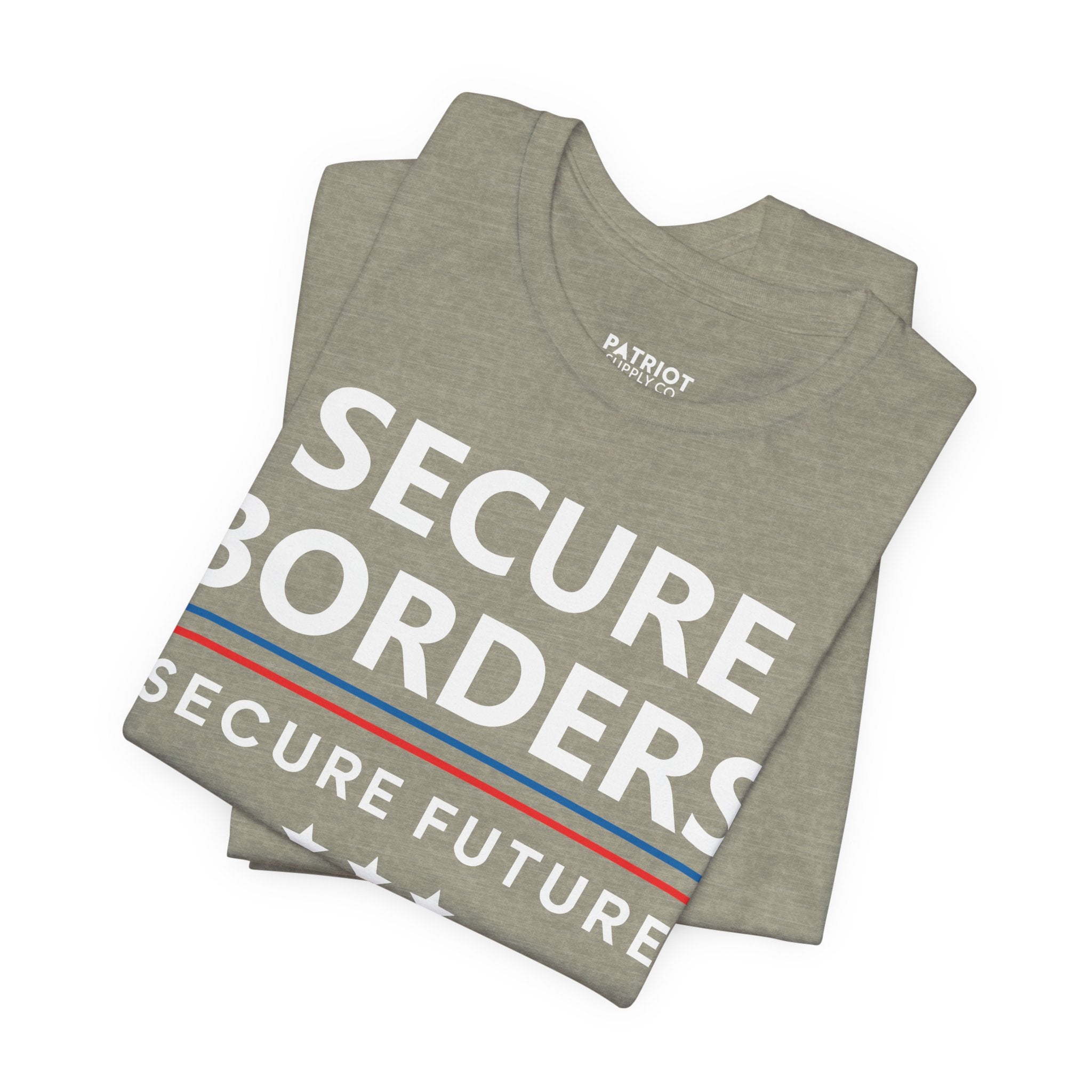 Secure Borders T-Shirt - Immigration Control Statement Tee | Conservative Border Security Apparel