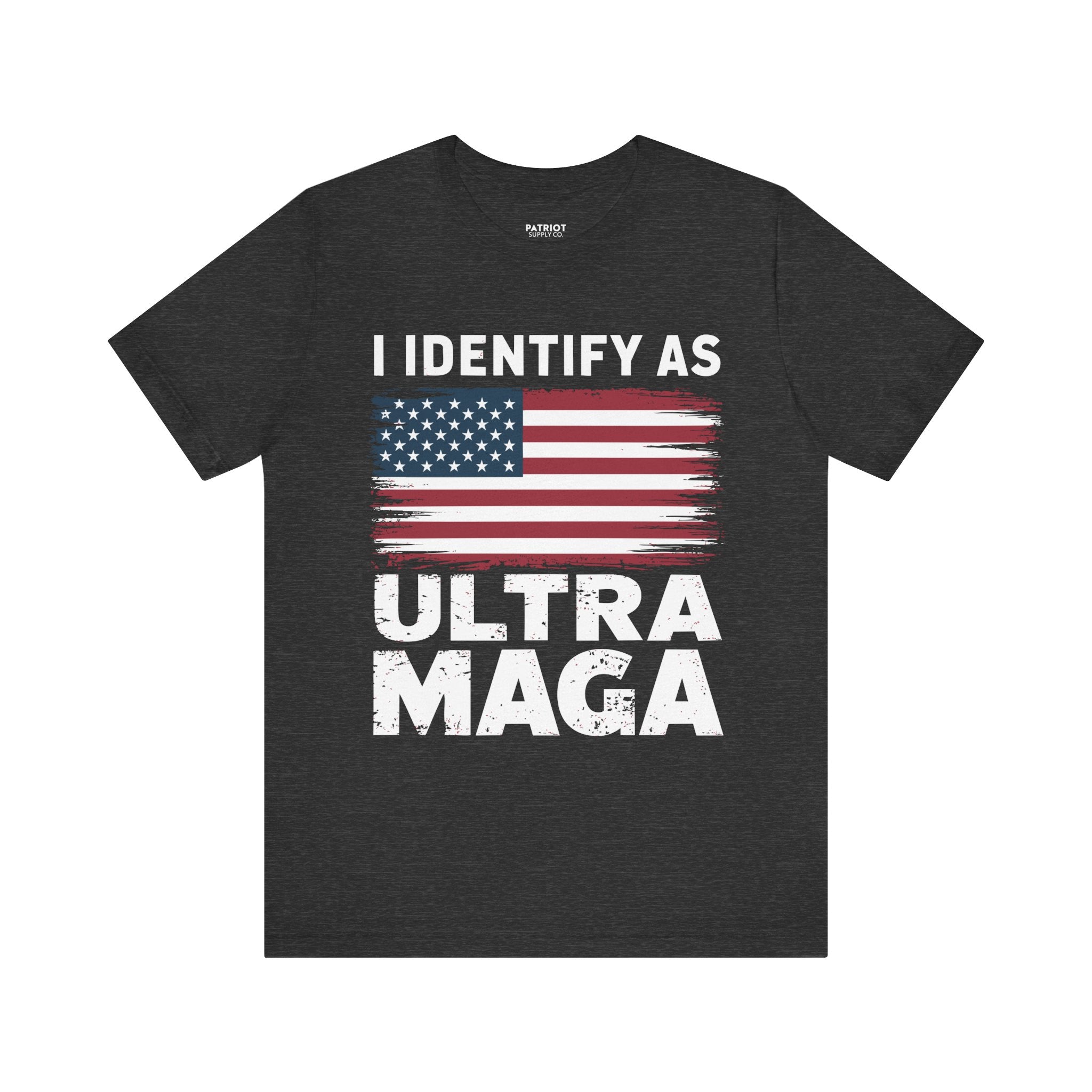 I Identify as Ultra MAGA T-Shirt - Conservative Identity Statement Tee | Patriotic Political Pride Apparel