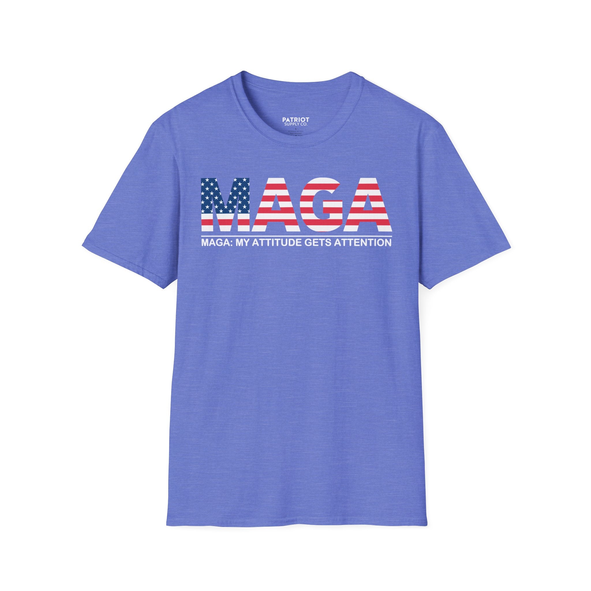 MAGA My Attitude Gets Attention - Bold Conservative Statement T-Shirt